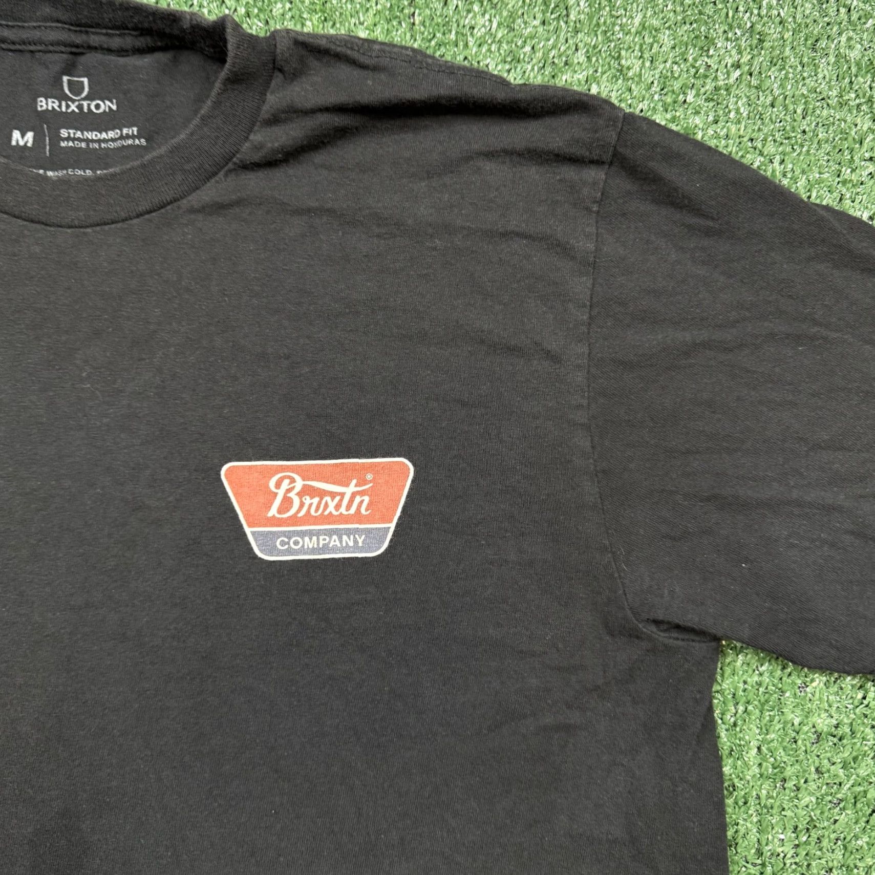 Brixton Brixton Graphic T Shirt Men's M Black Short Sleeve Streetwear Skateboading Size US M / EU 48-50 / 2 - 6 Thumbnail