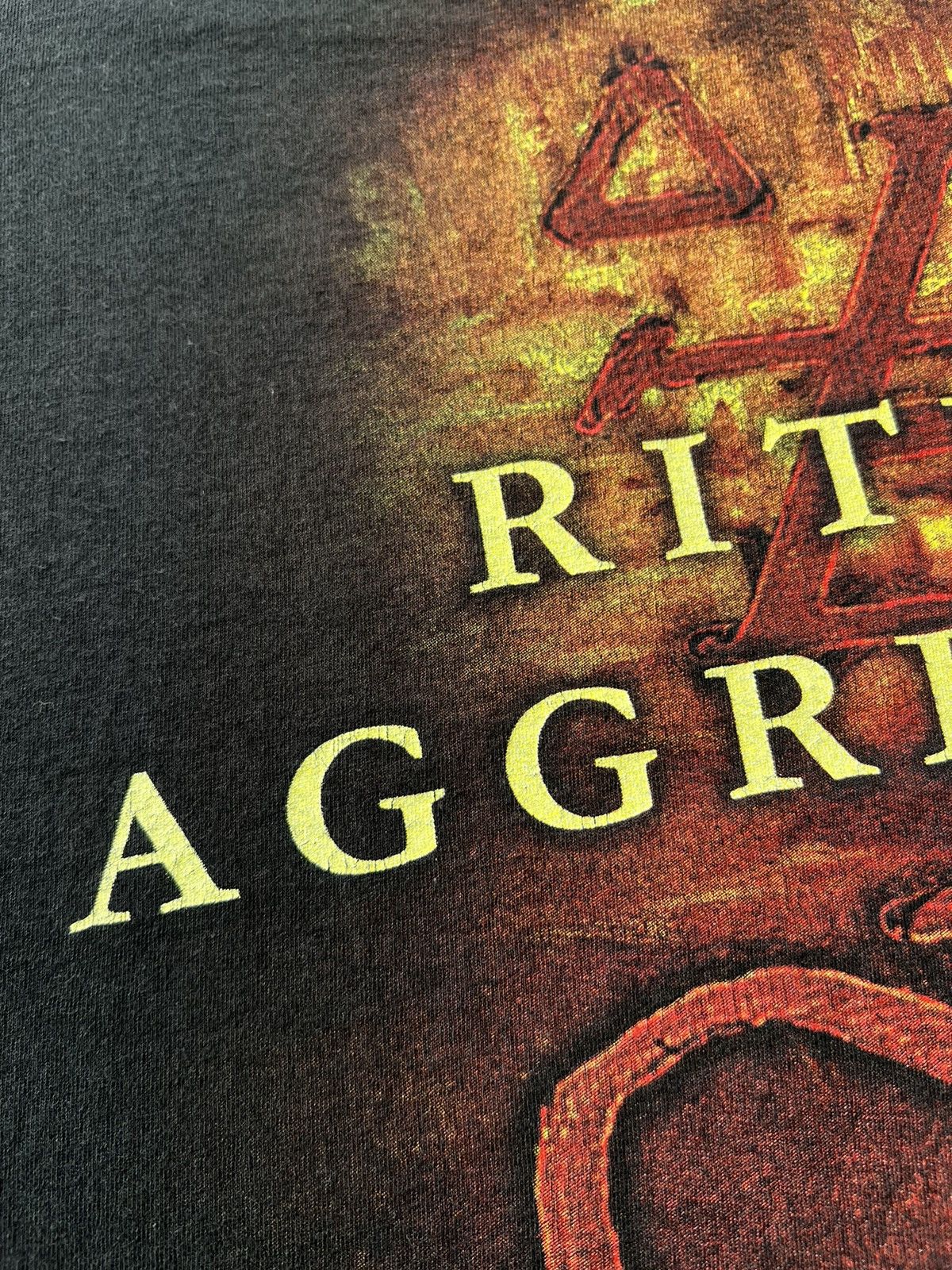 Band Tees Vintage 2019 Soulfly Ritual Metal Band Black T-shirt Size US M / EU 48-50 / 2 - 15 Thumbnail