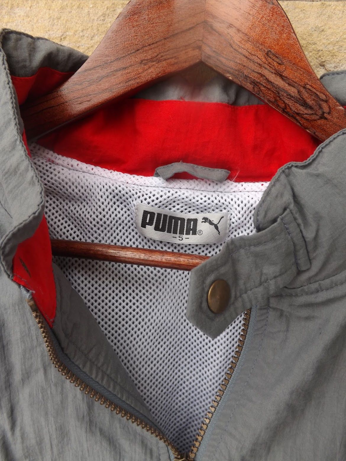 Puma Vintage 90s Puma Windbreaker Jacket Size US S / EU 44-46 / 1 - 6 Thumbnail