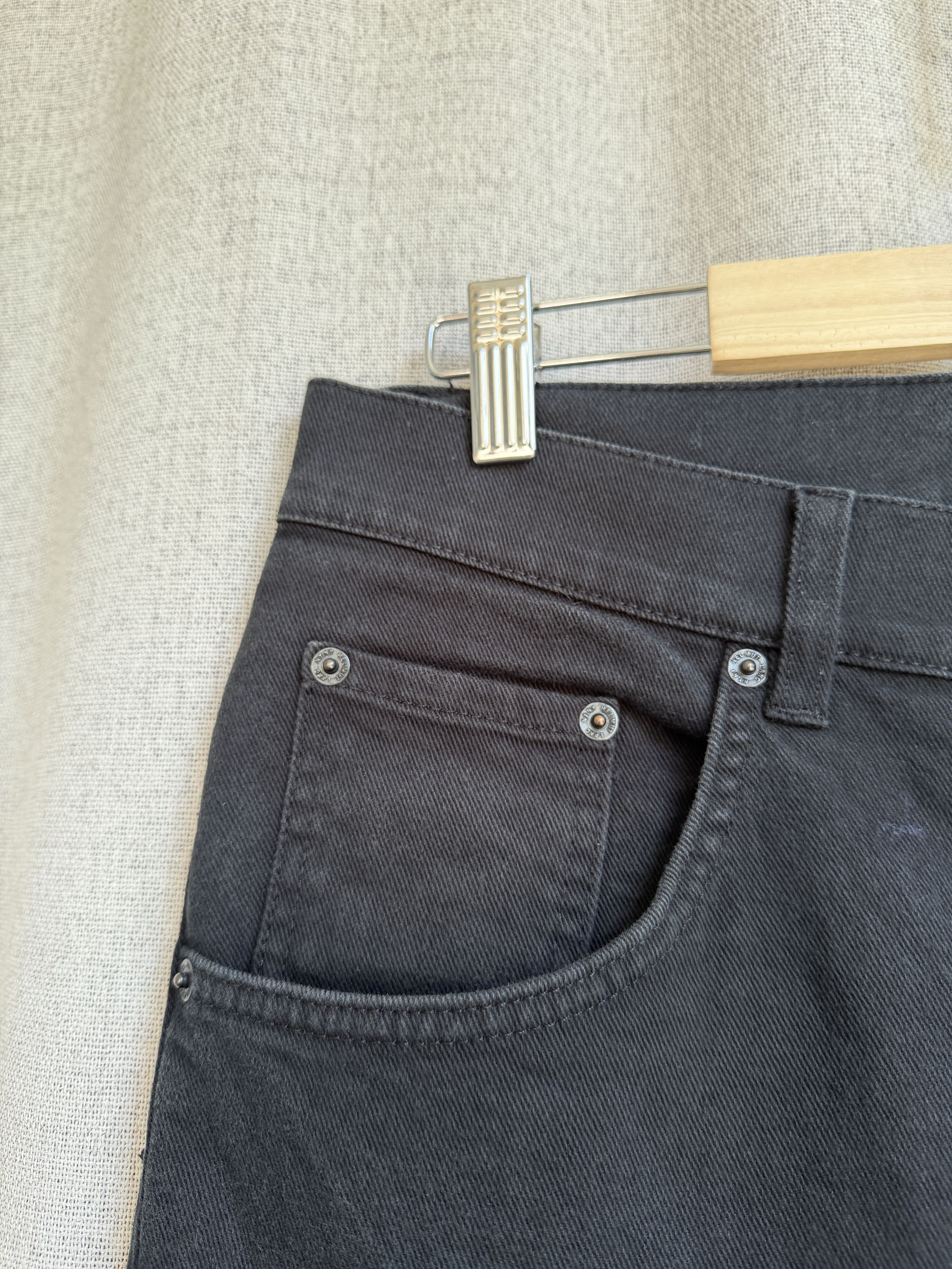 Helmut Lang Helmut Lang AW2004 Bondage Pants Black Denim Size US 33 - 7 Thumbnail