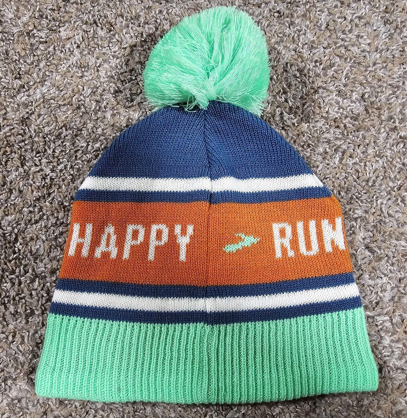 Designer Brooks #280476 Run Happy Unisex Hat Pom Pom Beanie OSFA Size ONE SIZE - 4 Thumbnail