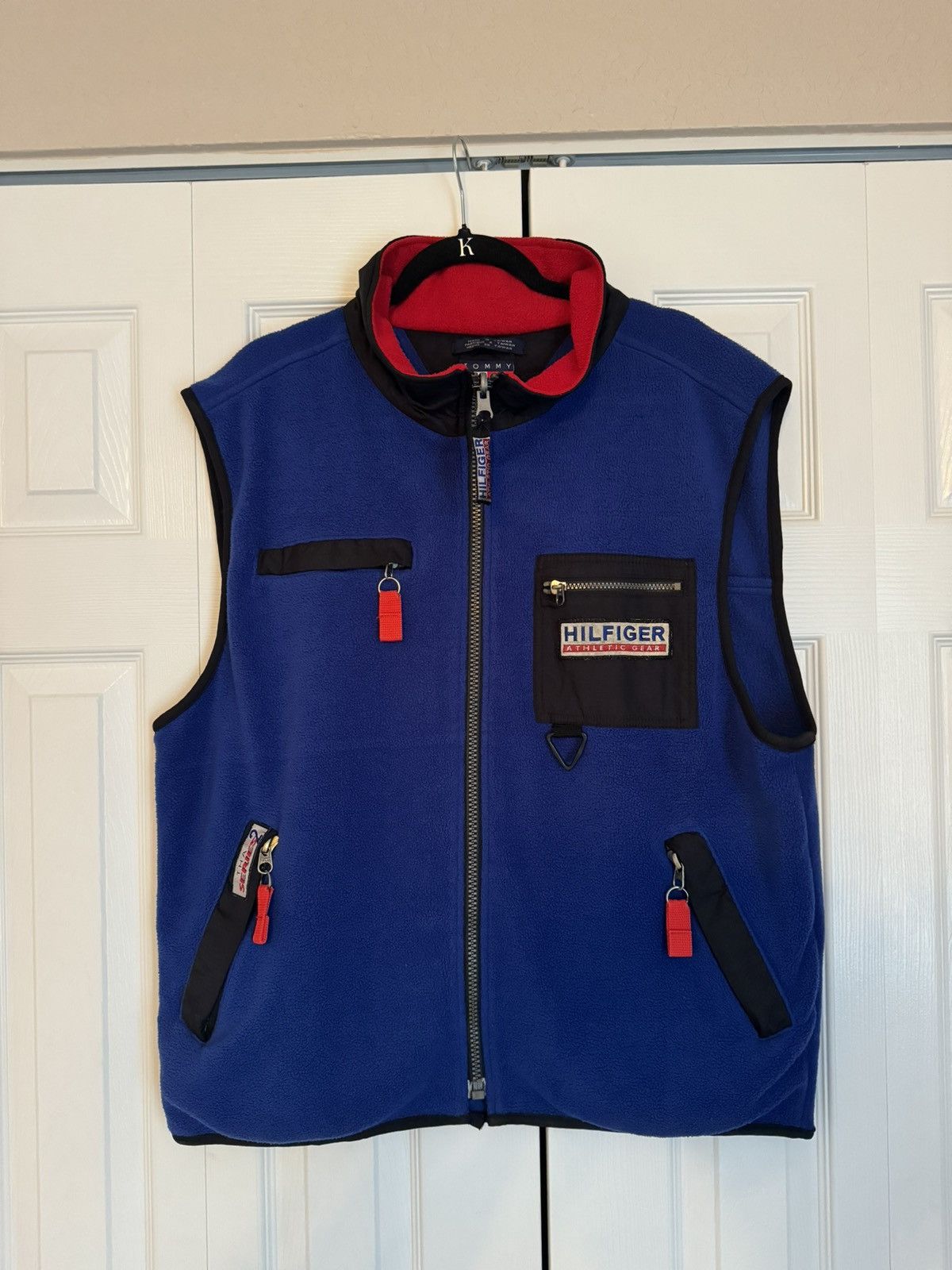 image of Avant Garde x Tommy Hilfiger VTG Vintage Tommy Hilfiger Athletic Gear Tha Series 2 Vest in Blue (Si