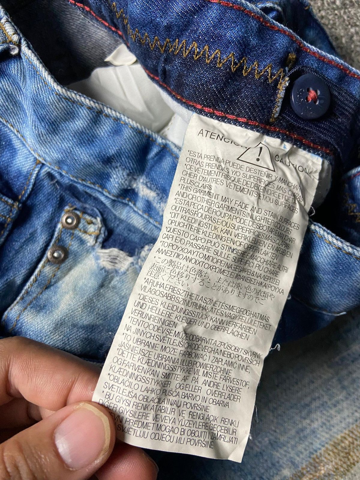 Zara Zara Denim Collection Distressed Ripped Jeans (157) Size US 27 - 4 Thumbnail