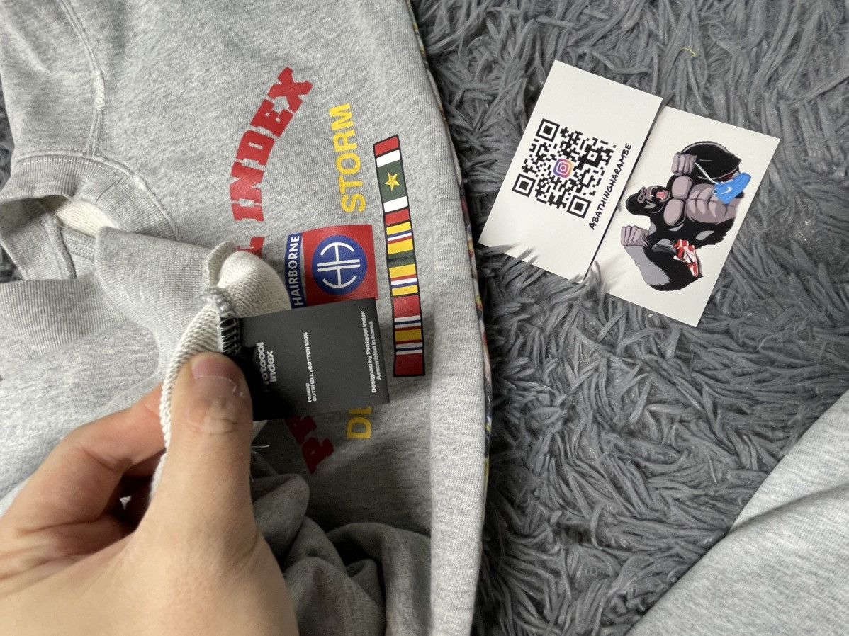 PROJECT G/R Protocol Index Reconstructed Zip Hoodie Melange Grey Size US S / EU 44-46 / 1 - 8 Thumbnail