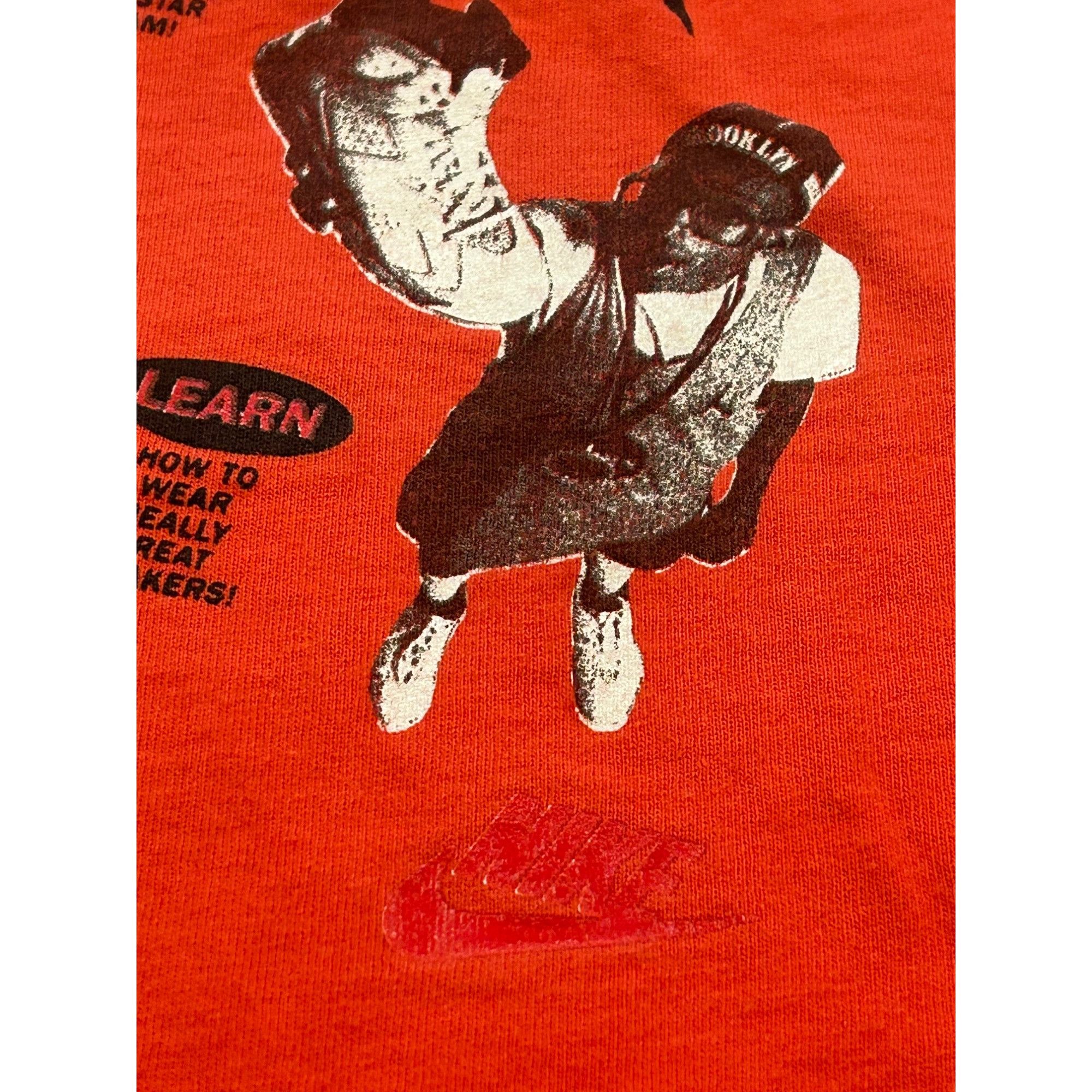 Nike Vintage 1990's Nike Air Jordan Flight School Single Stitch T Size US L / EU 52-54 / 3 - 9 Thumbnail