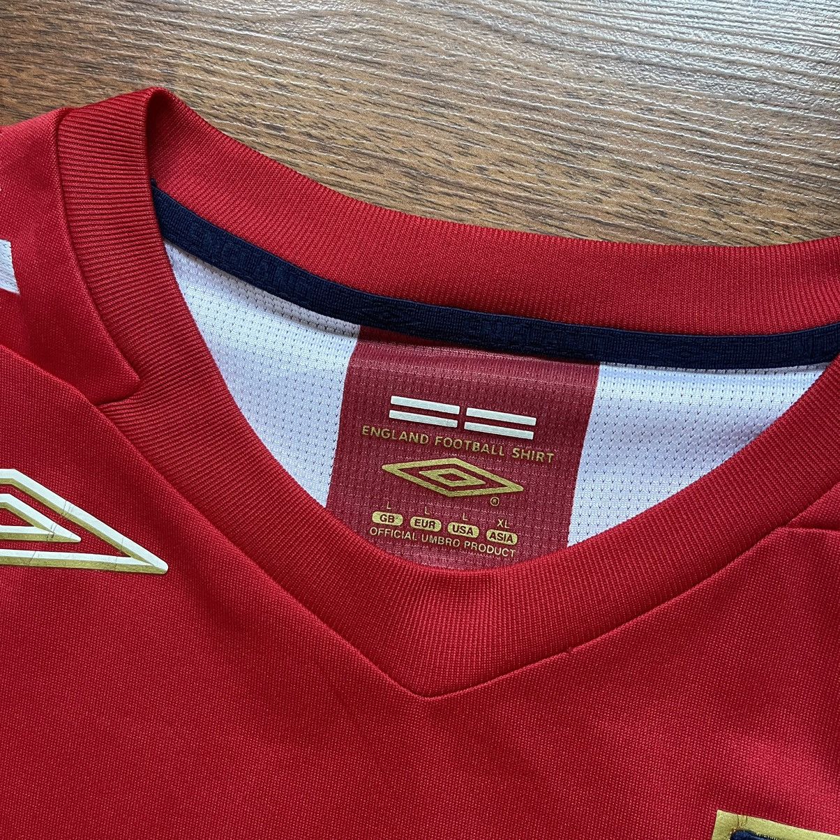Bob Marley × Umbro ENGLAND UMBRO 2006 WORLD CUP FOOTBALL AWAY JERSEY BOB MARLEY Size US L / EU 52-54 / 3 - 5 Thumbnail