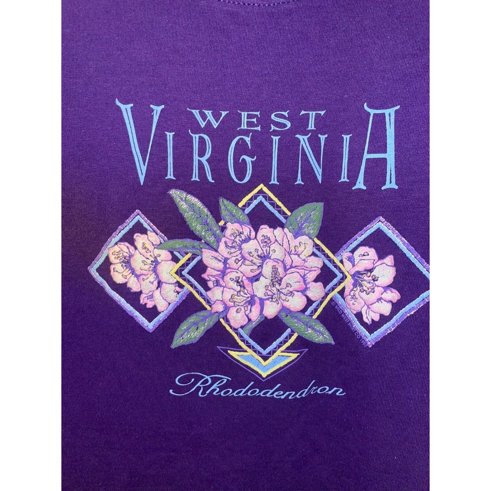 Jerzees Vintage Womens West Virginia Sleeper Shirt Tee Women L Large Size L / US 10 / IT 46 - 2 Thumbnail