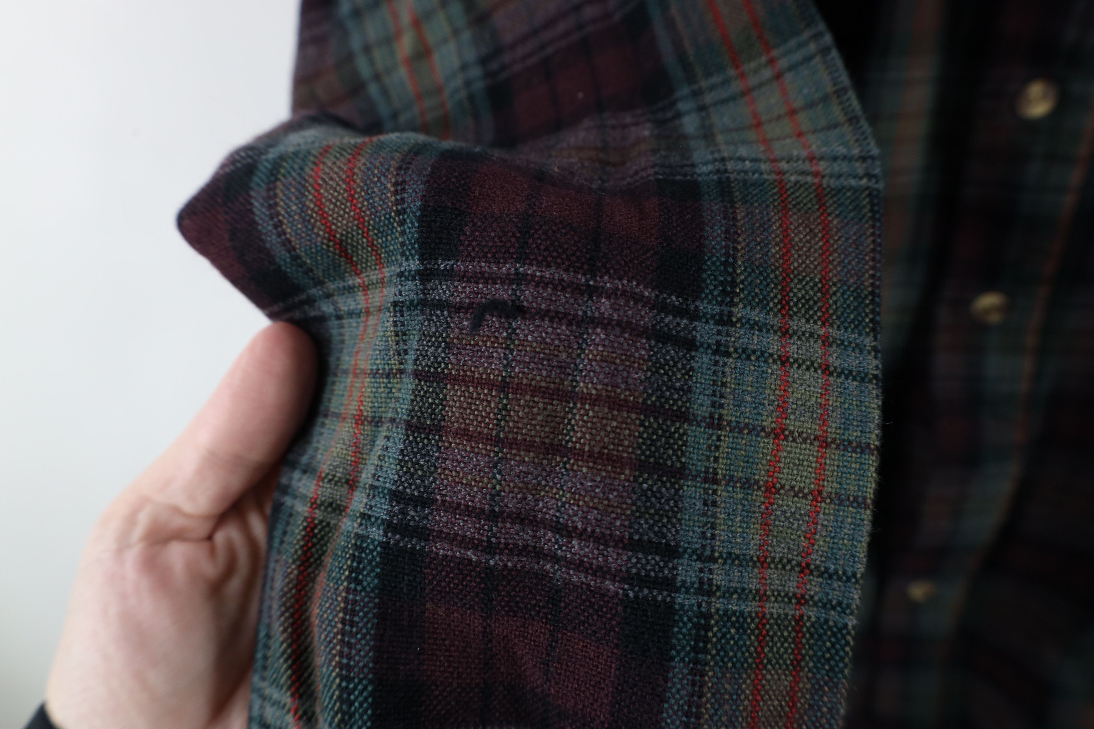 Vintage Vintage 80s 90s Streetwear Knit Board Button Shirt Plaid Size US XXL / EU 58 / 5 - 5 Thumbnail