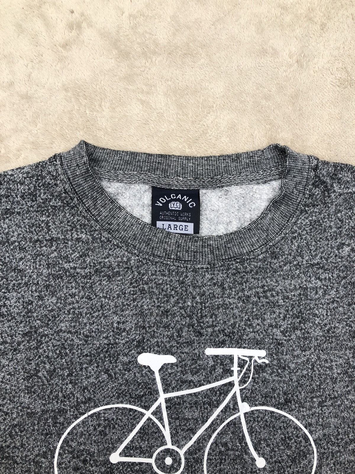 Bicycle × Vintage 🚲 Vintage Bike Image with Motivational Caption Sweatshirt Size US L / EU 52-54 / 3 - 6 Thumbnail