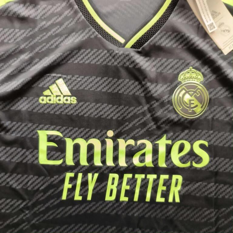 Adidas NEW Real Madrid 2022-23 third Player Issue football jersey M Size US M / EU 48-50 / 2 - 7 Thumbnail