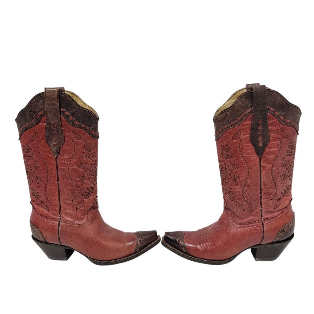 Corral Women Western Cowgirl Leather Boots 6.5M Style A2501