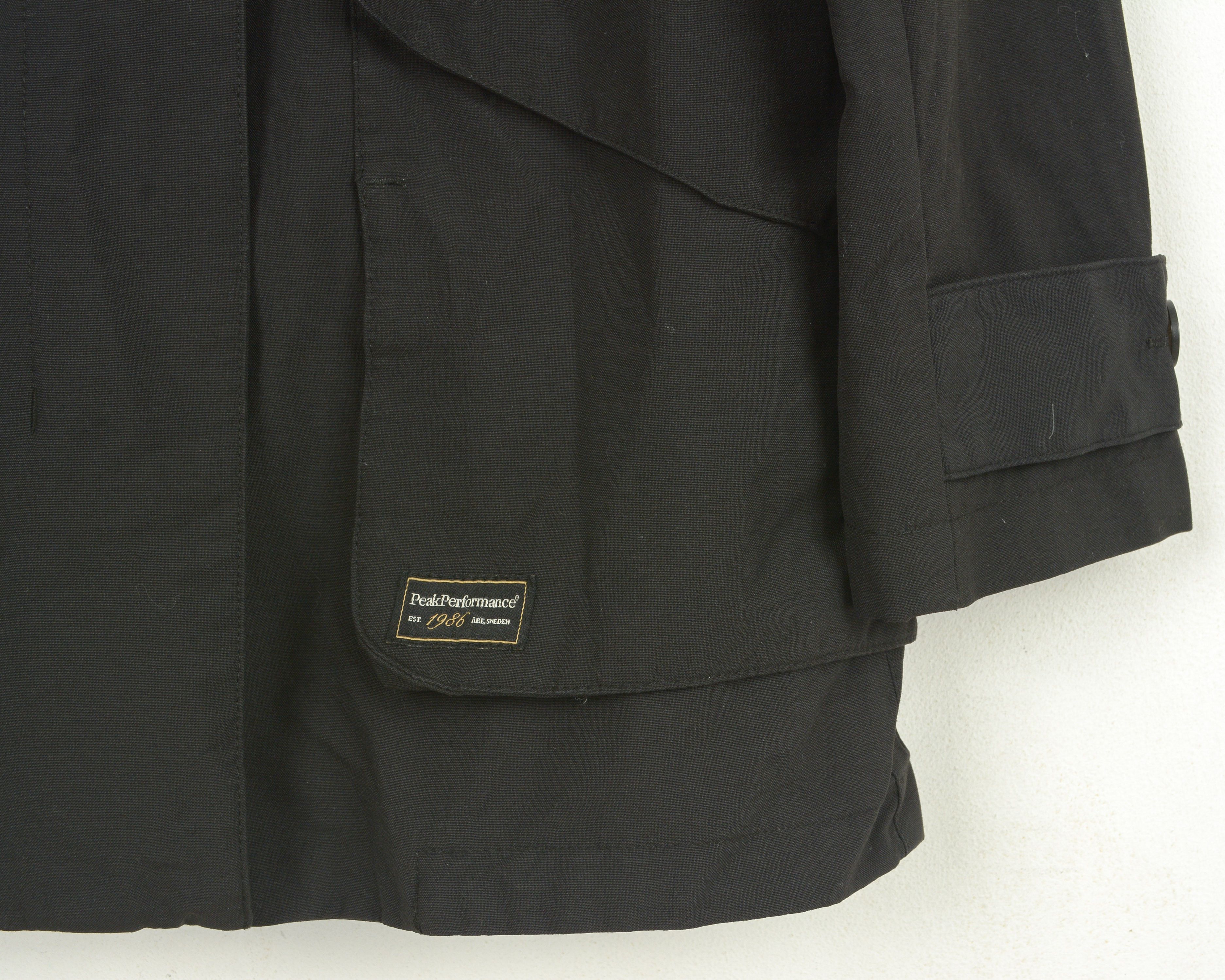 Peak Performance SHELLBY J Women M Jacket Coat Parka Hooded Raincoat Black Size M / US 6-8 / IT 42-44 - 4 Thumbnail