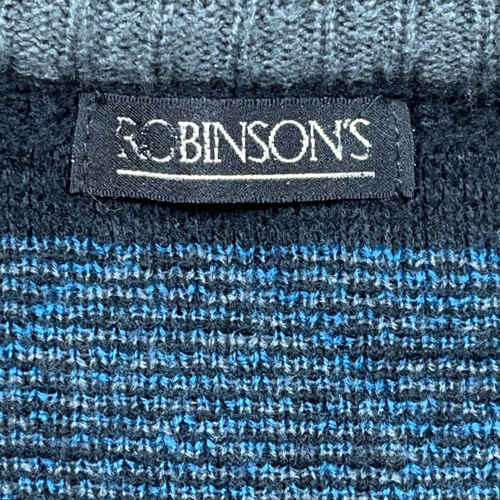 Vintage VINTAGE Cardigan Sweater Men L Blue Grandpa Cosby Geometric 90s Acrylic Golf Swingwear Mens Size US L / EU 52-54 / 3 - 3 Thumbnail