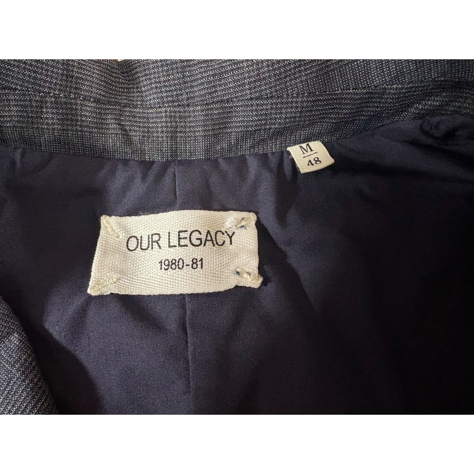 Our Legacy OUR LEGACY 1980-81 100% Linen Car coat size 48 US M color bl Size US M / EU 48-50 / 2 - 2 Thumbnail