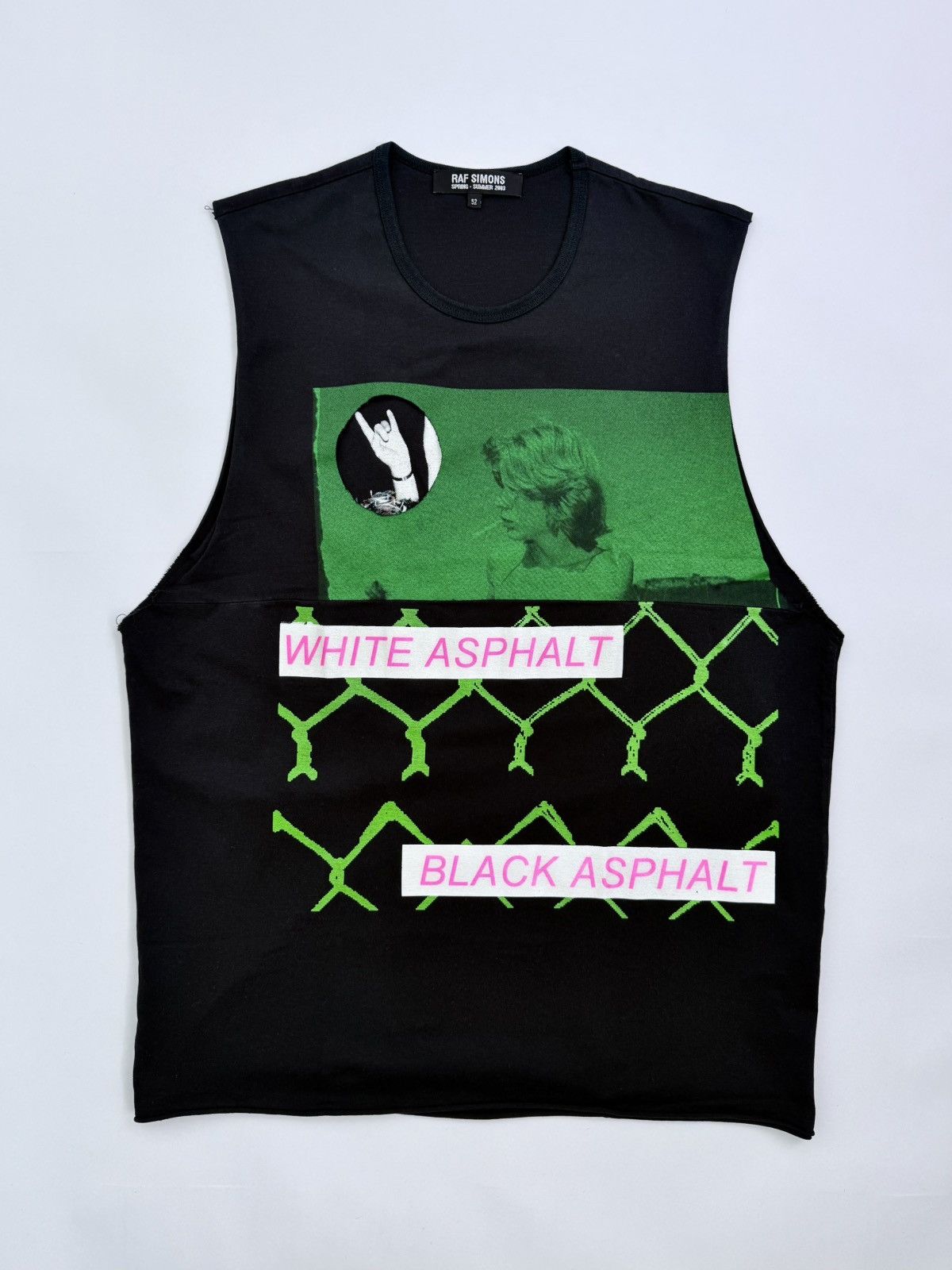 RAF SIMONS 03SS CONSUMED TANK TOP 半袖 SS03 “Consumed” - Raf Simons Tattoo Sleeveless Tank Top