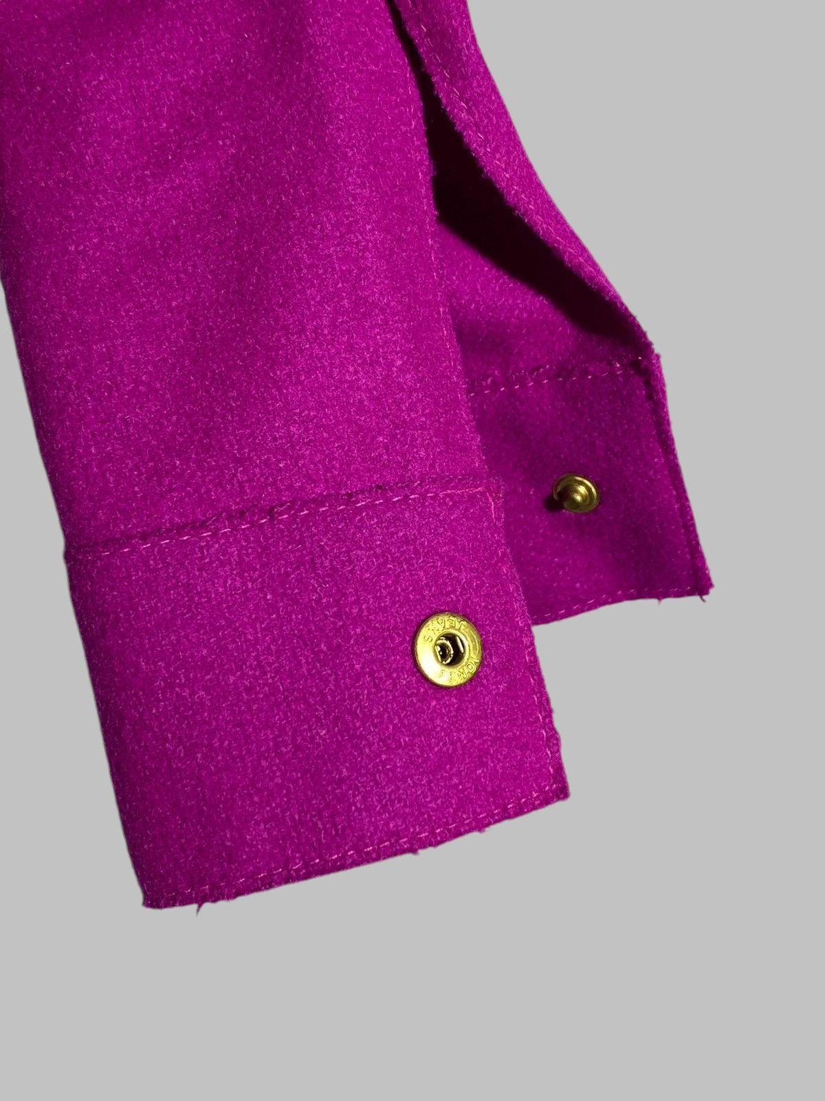 Fendi Fendi Roma Vintage 90s Hot Pink Cropped Jacket Snap Button Size M / US 6-8 / IT 42-44 - 18 Thumbnail