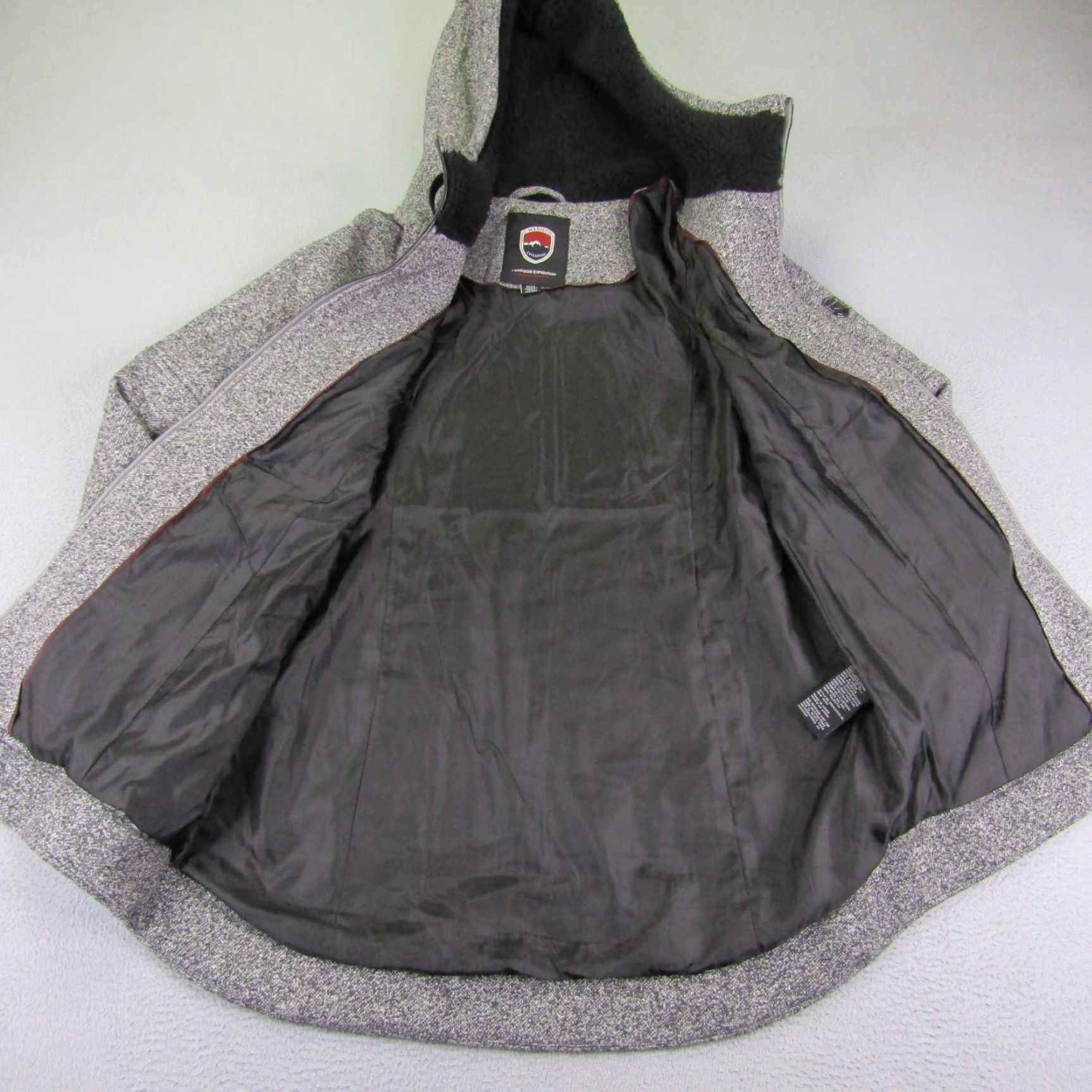 Vintage VINTAGE 1 Madison Expedition Jacket Womens Medium Gray Heritage Collection Fleece Coat Size M / US 6-8 / IT 42-44 - 5 Thumbnail