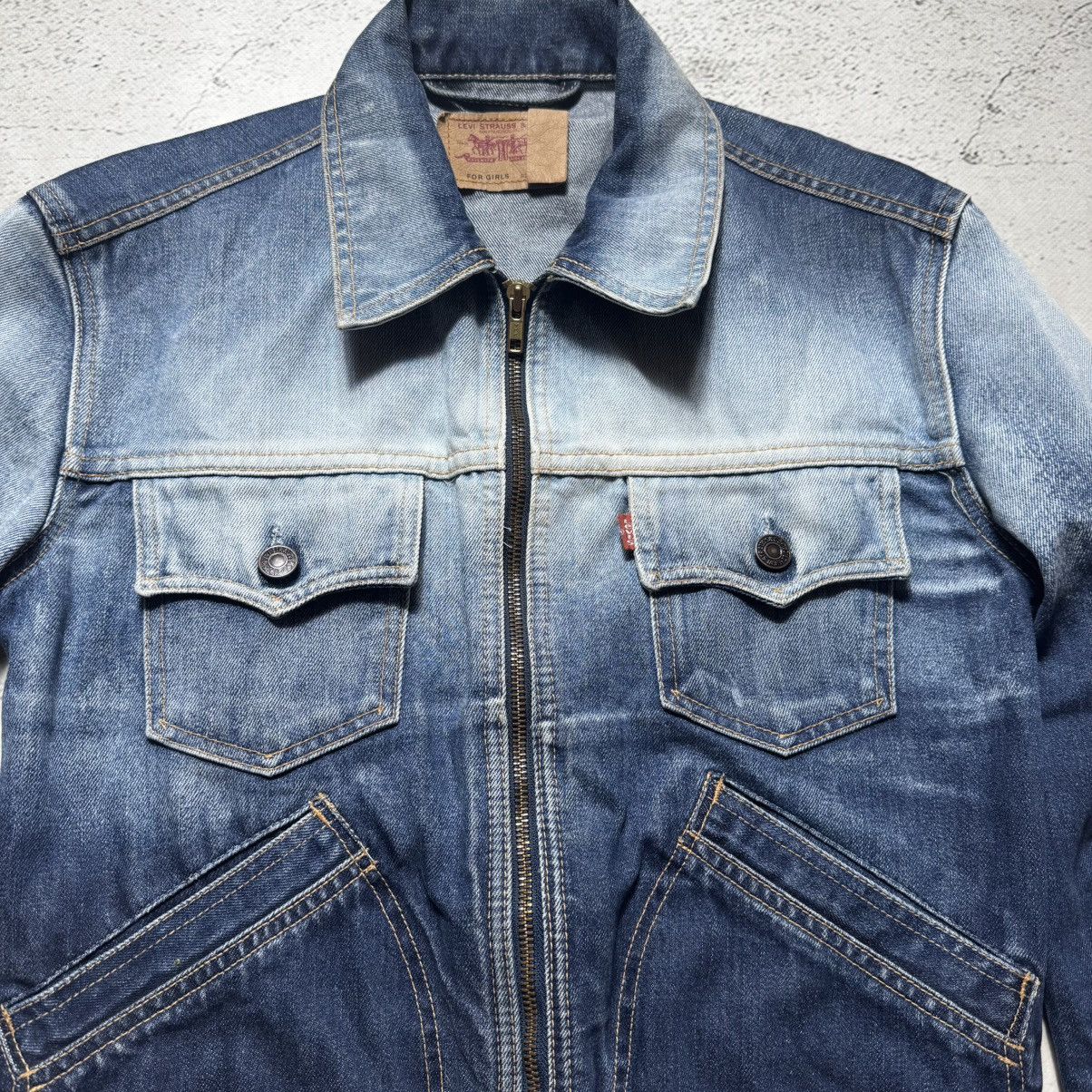 Levi's avant garde y2k gradient levis denim jacket rick owens style Size L / US 10 / IT 46 - 6 Thumbnail