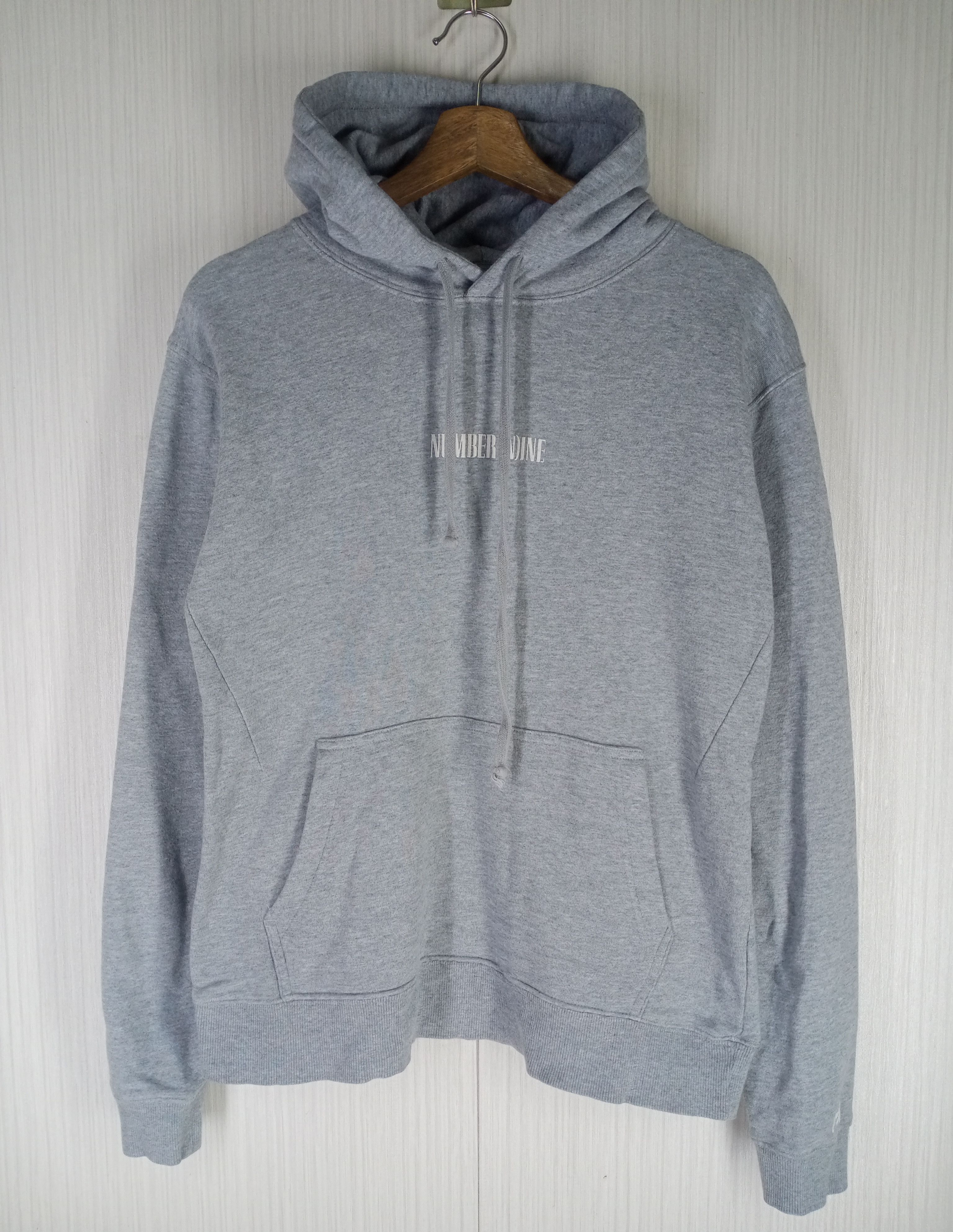 Number (N)ine Rare Number Nine Denim Hoodie Sweatshirt Size US S / EU 44-46 / 1 - 1 Thumbnail