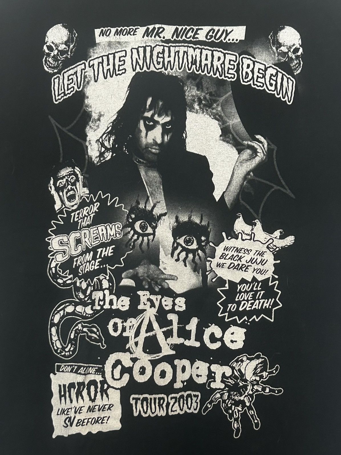 Vintage 2003 Alice Cooper Tour Tee Size US L / EU 52-54 / 3 - 3 Thumbnail