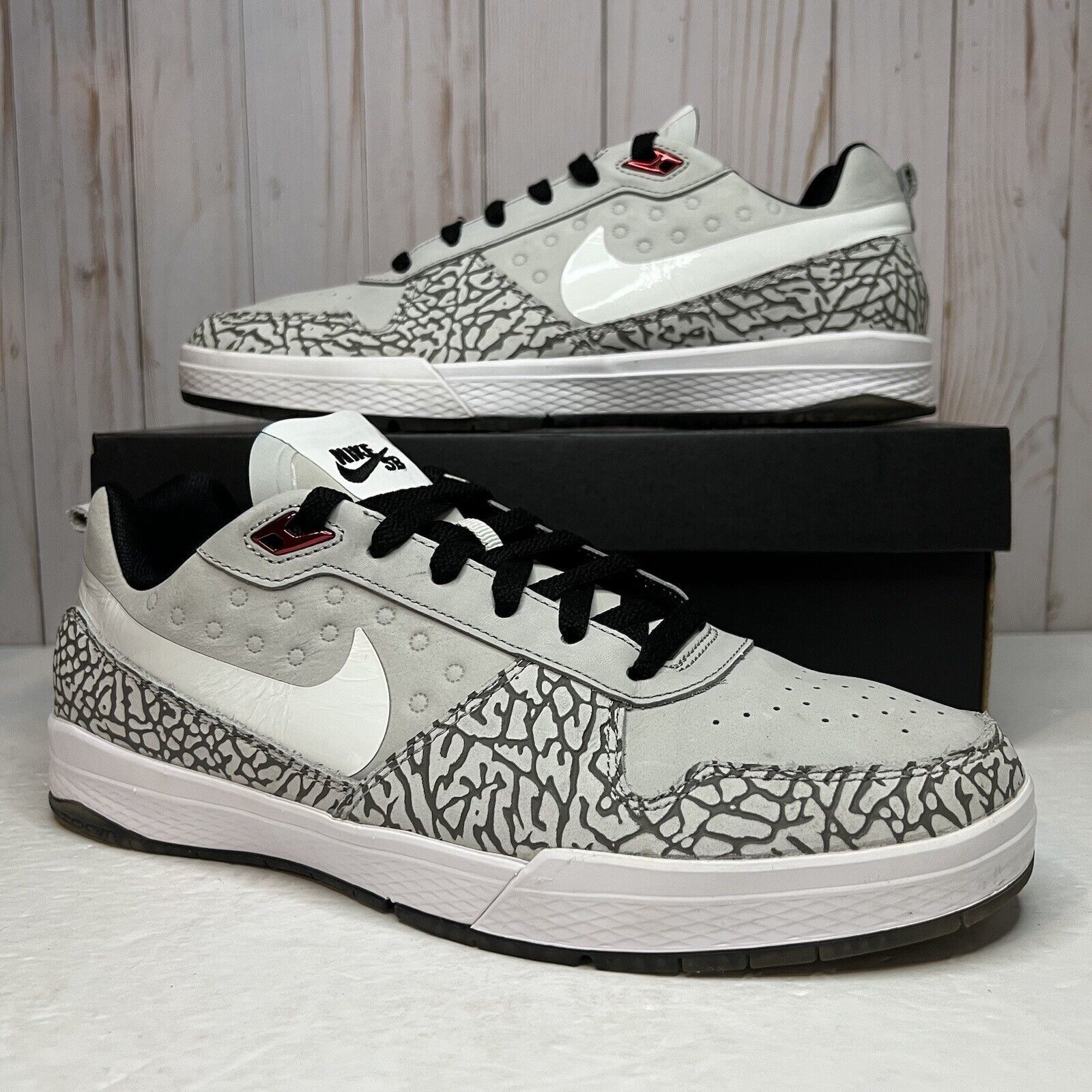 image of Nike Paul Rodriguez 9 Elite Qs 2016 828037-016 Men’S Size 10 Shoes in Grey, Men's