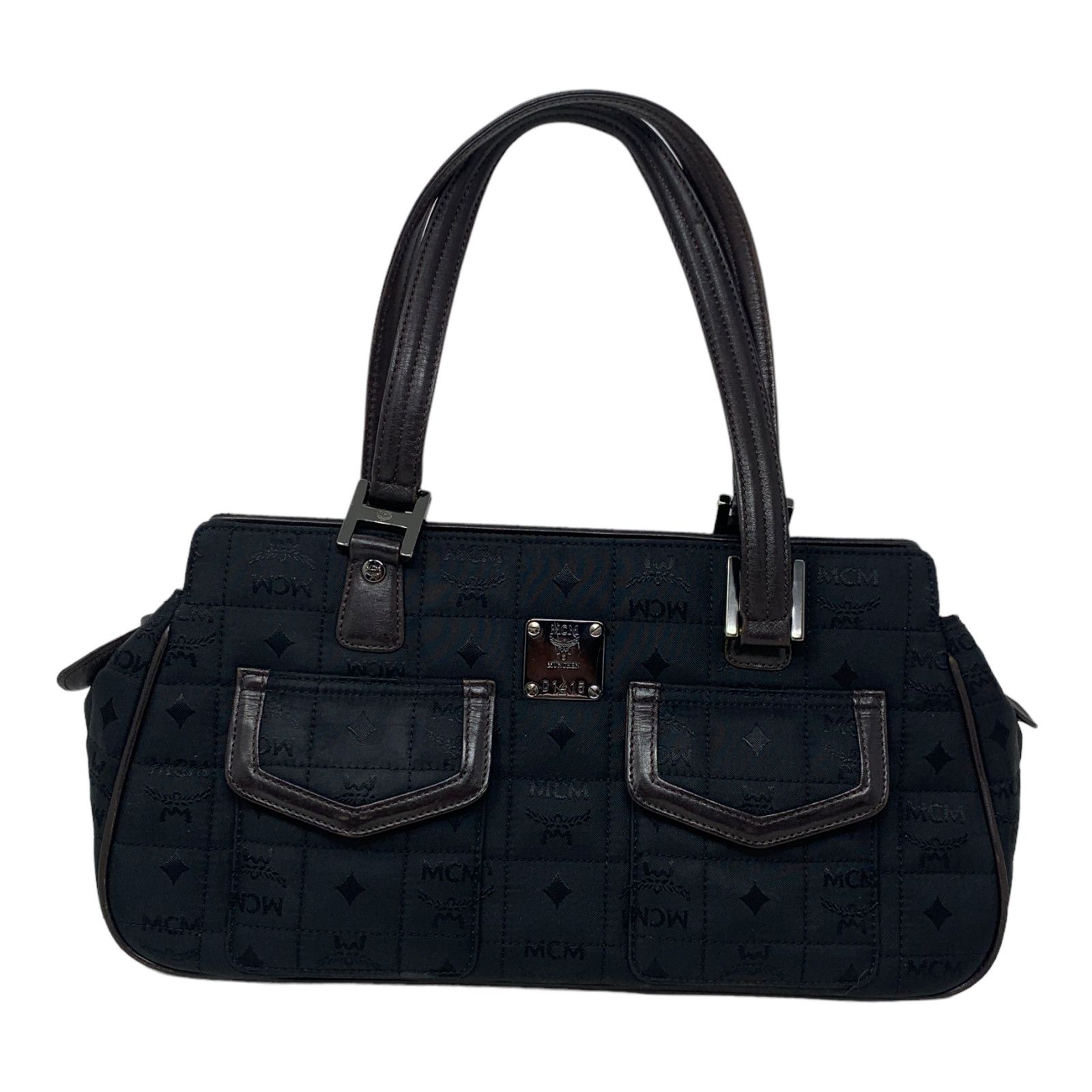 MCM MCM Monogram Visetos Nylon with Leather Trim Shoulder bag Size ONE SIZE - 13 Thumbnail