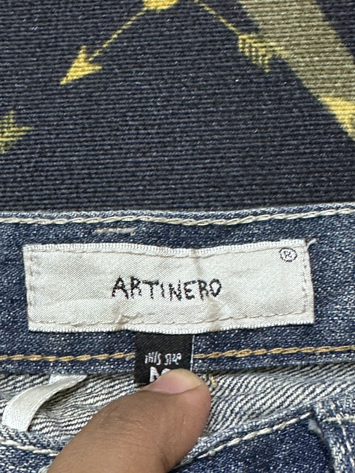 Antihero Vintage Antinero Whiskers Mudwash Sashiko Boro Denim Size US 32 / EU 48 - 8 Thumbnail