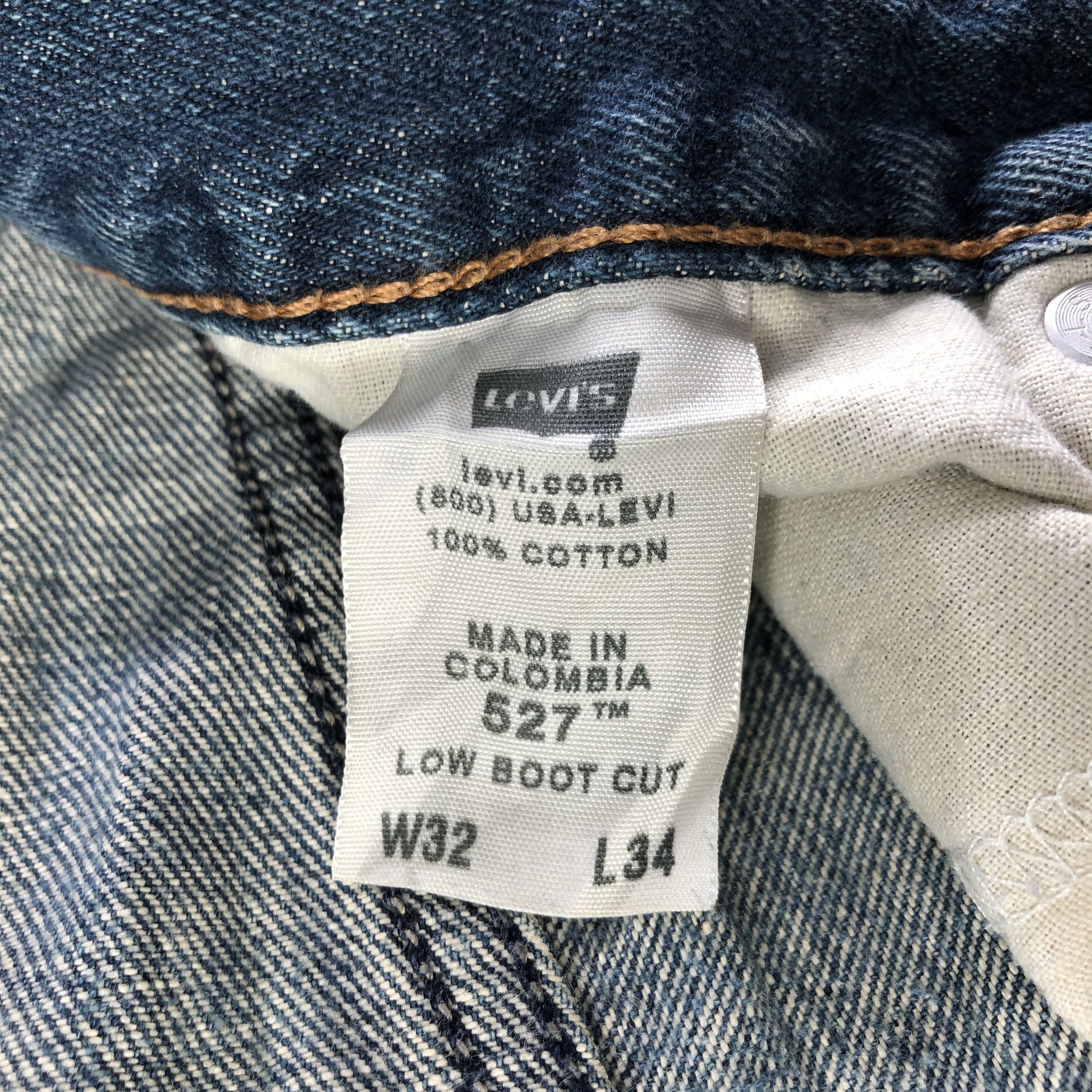 Levi's Vintage Blue Wash Levis 527 Flare Jeans-J3092 Size US 33 - 10 Thumbnail