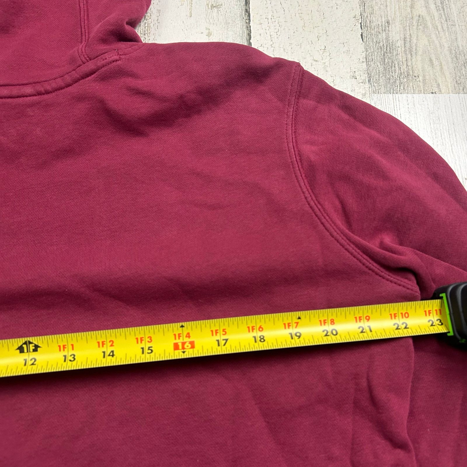 Nike Nike Maroon Club Fleece Pullover Hoodie Size M / US 6-8 / IT 42-44 - 11 Thumbnail