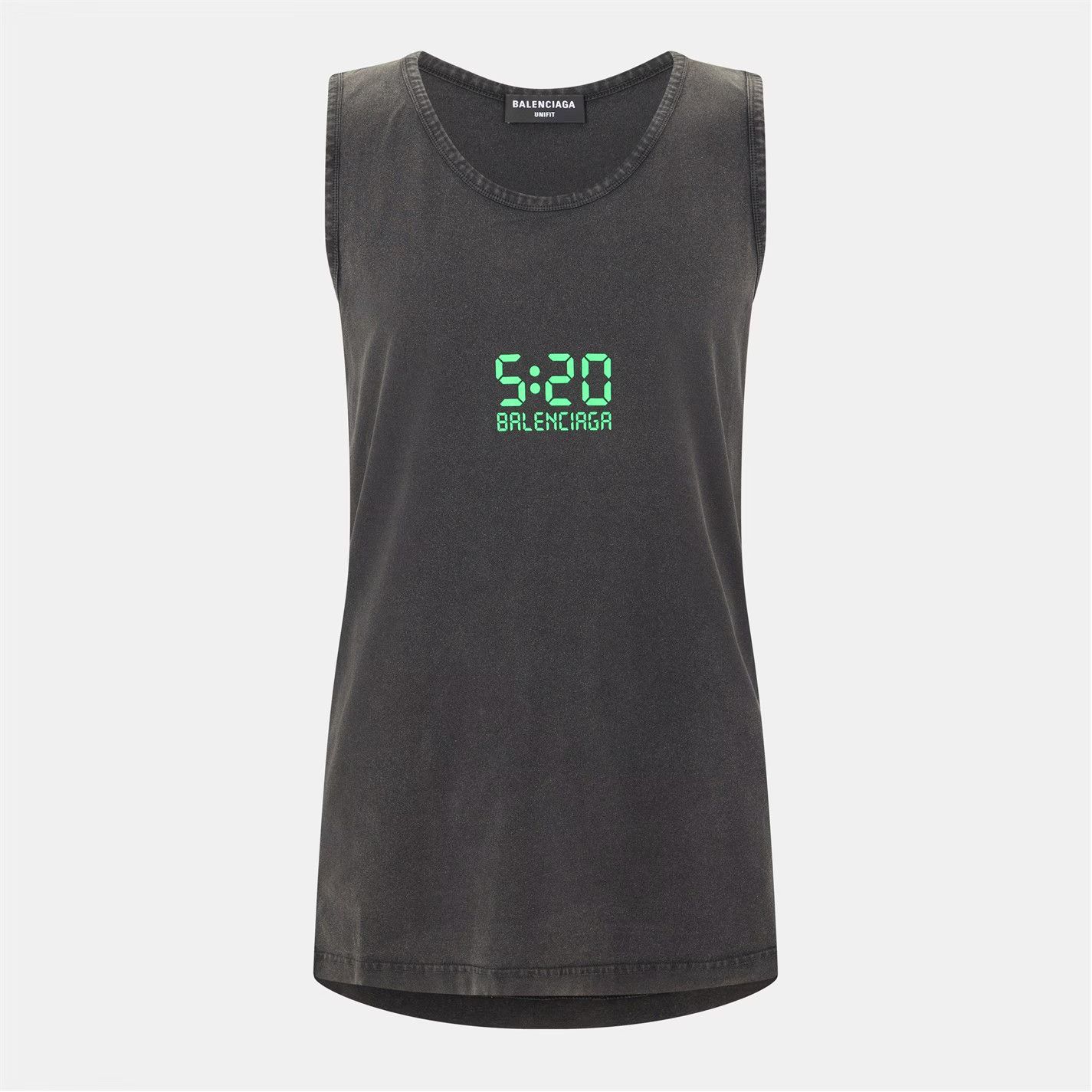 Balenciaga o1g2r1mq0226 T-Shirt In Washed Black Size US XXS / EU 40 - 1 Thumbnail
