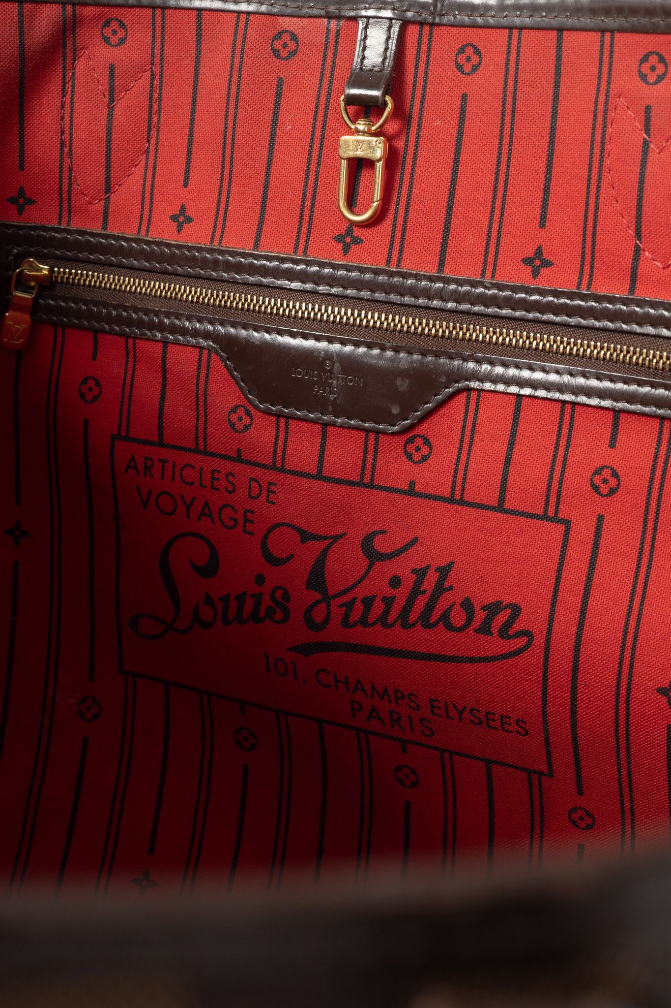 Louis Vuitton Louis Vuitton Neverfull GM Damier Ebene Canvas Tote Size ONE SIZE - 12 Thumbnail