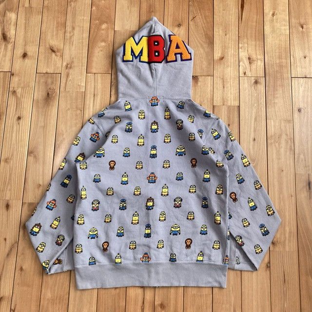 Bape BAPE Minions Milo Shark Full Zip Hoodie a bathing ape Size US M / EU 48-50 / 2 - 2 Thumbnail