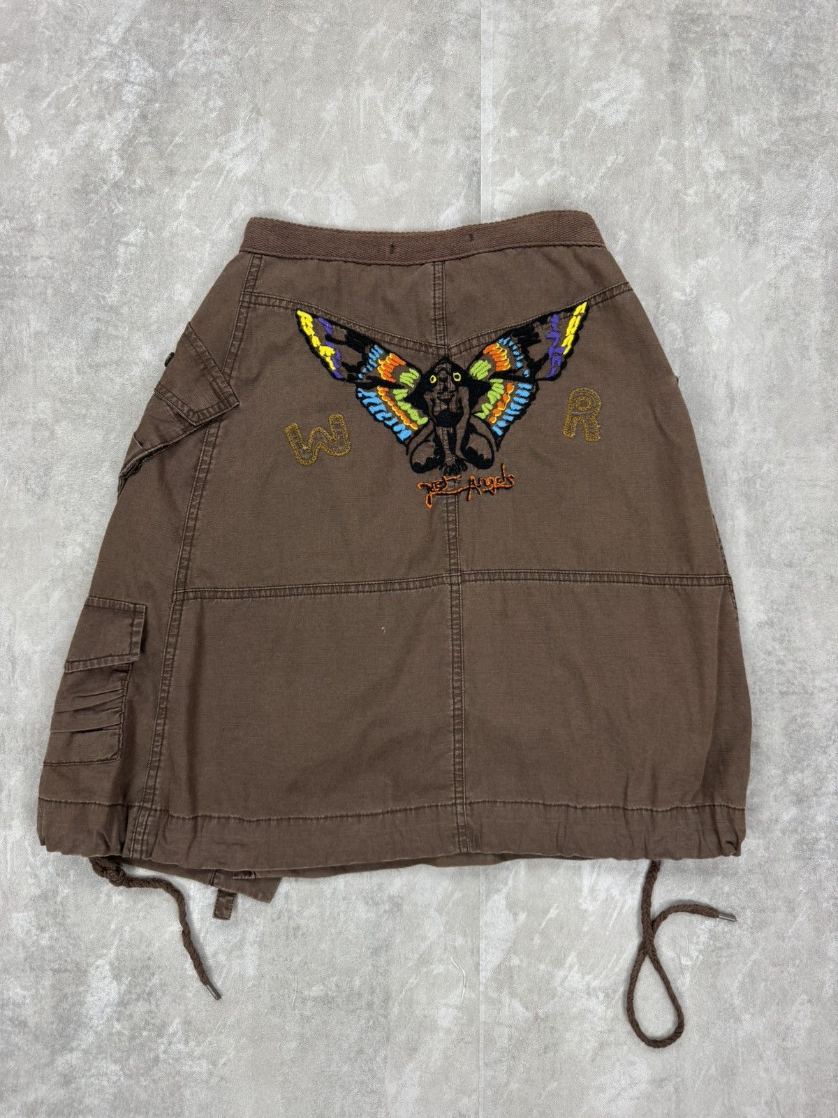 Other Y2K rare we r just angels wrap cargo pocket midi skirt Size 27" / US 4 / IT 40 - 2 Thumbnail