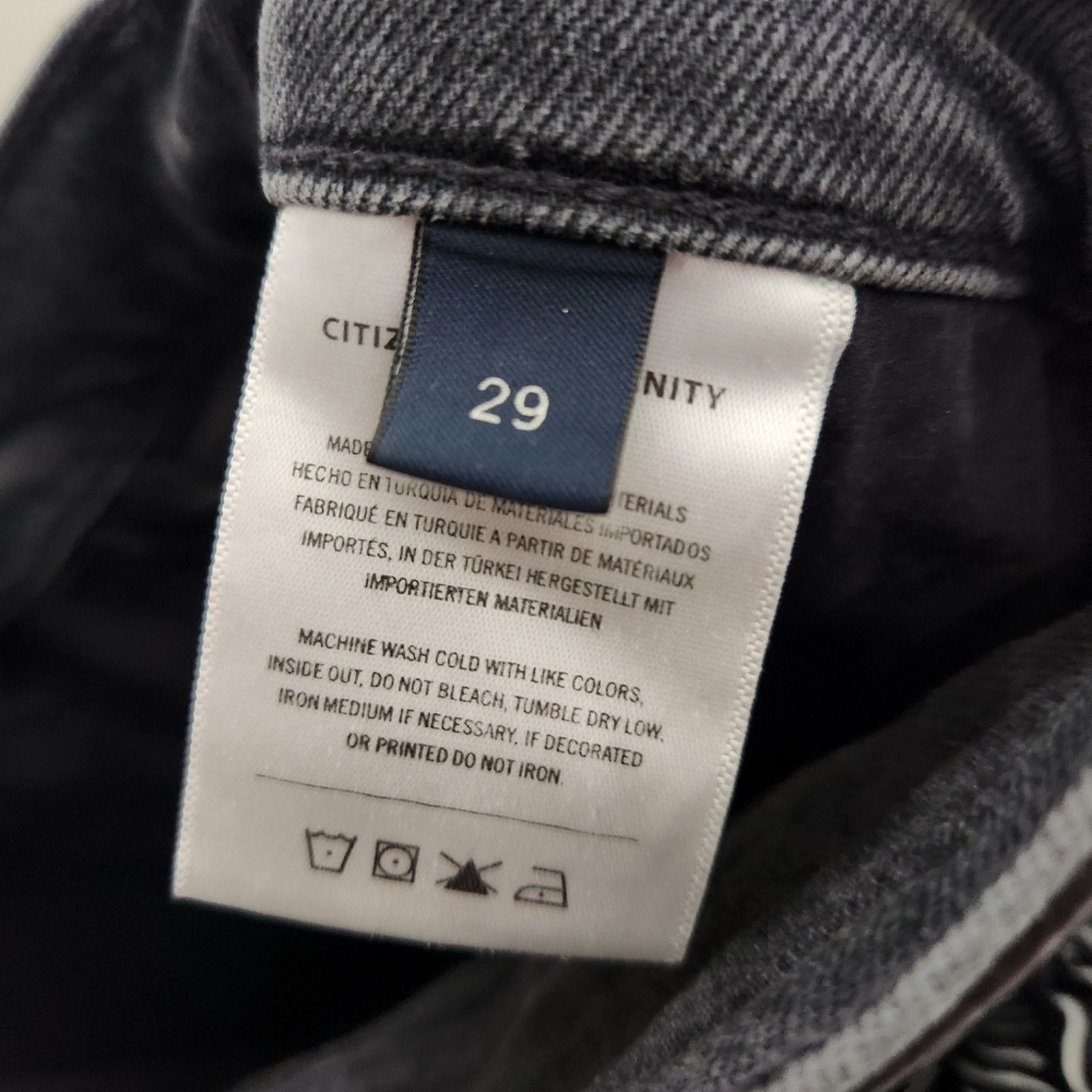 Citizens Of Humanity Citizens Of Humanity Ella Black Slim Crop Jeans Size 29 Size 29" - 7 Thumbnail
