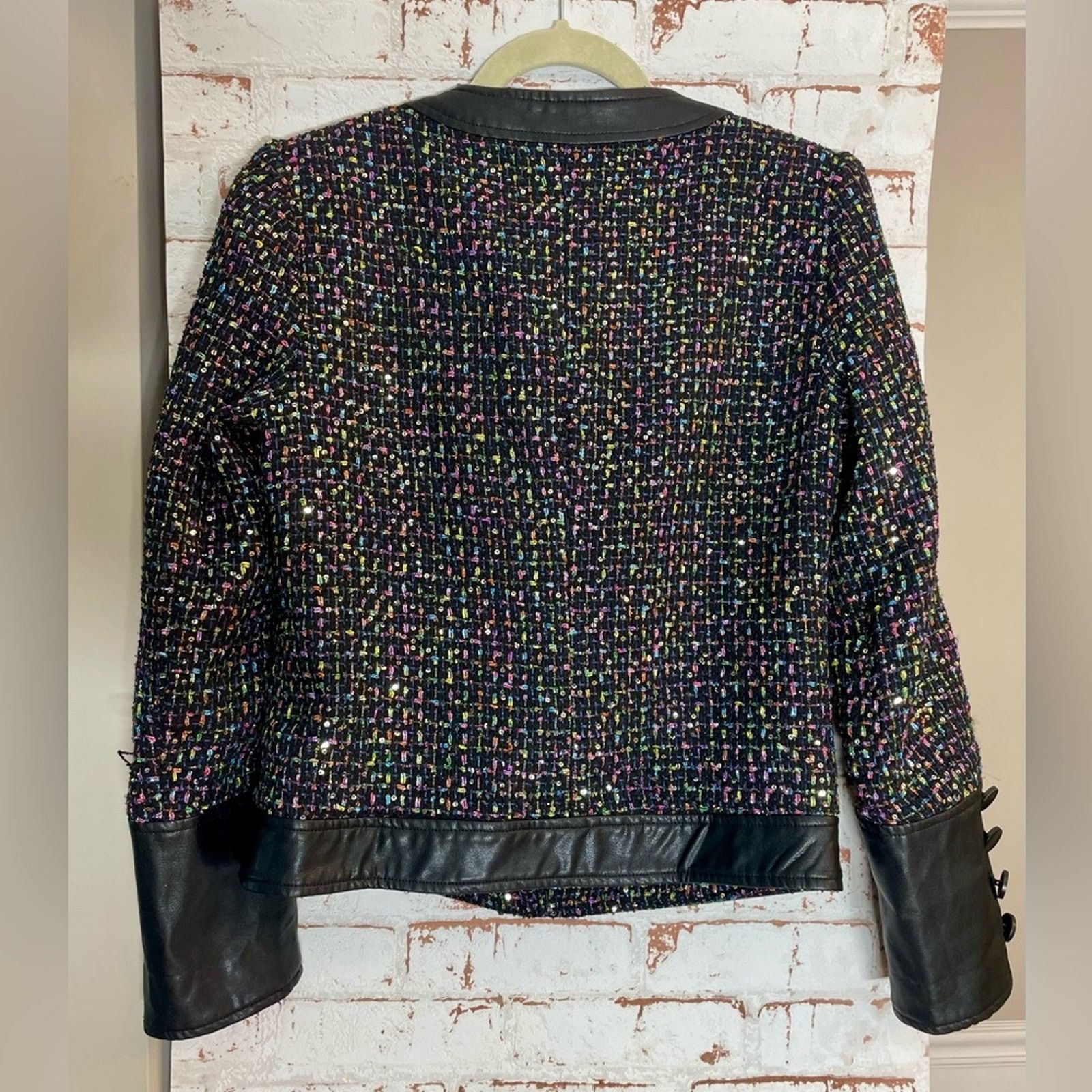 & Other Stories Gracia Multicolor Tweed Blazer with Black Accents Size S / US 4 / IT 40 - 2 Thumbnail
