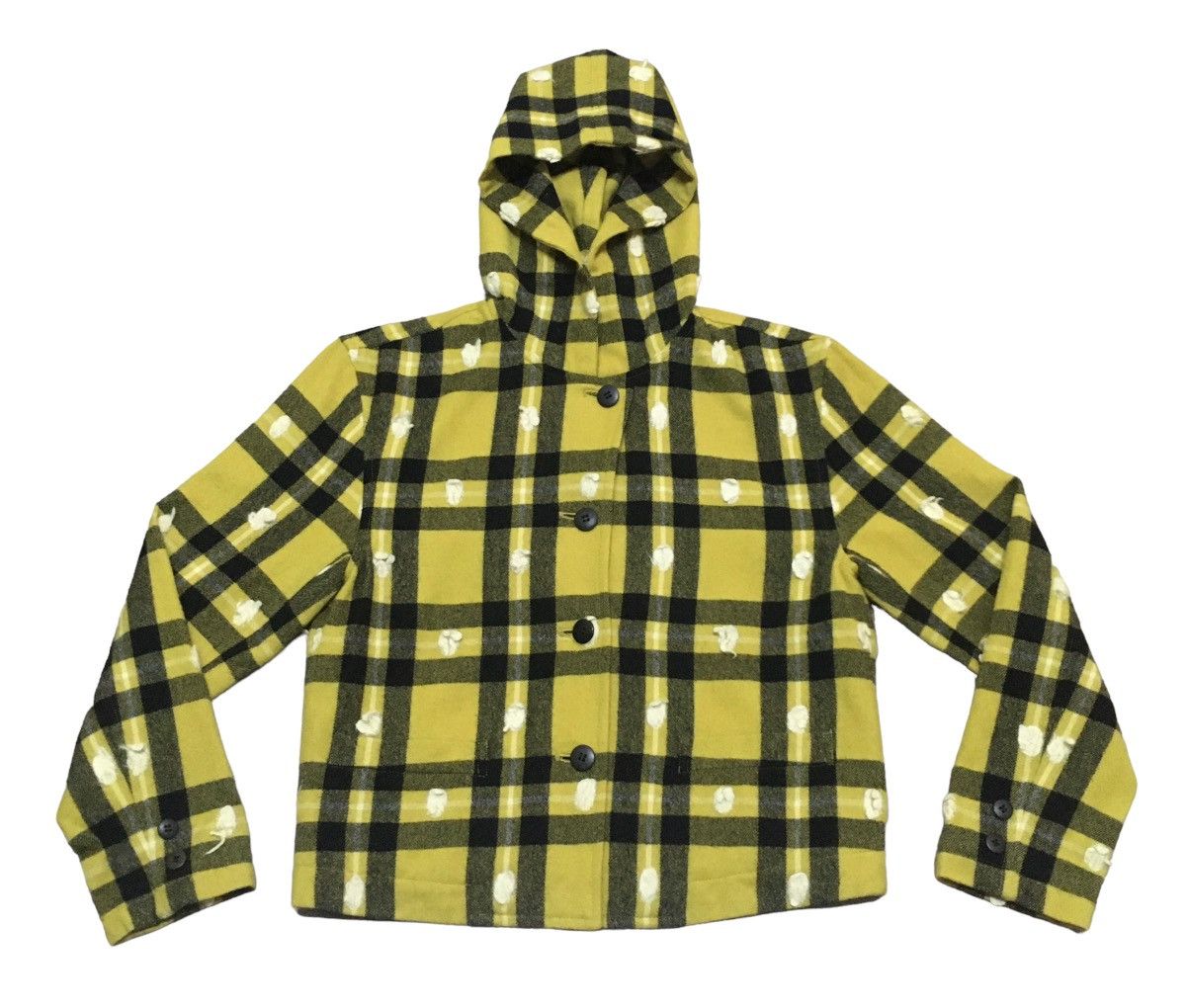Very Rare Design Vintage Issey Miyake Checkered Hoodie 1990s - Tops