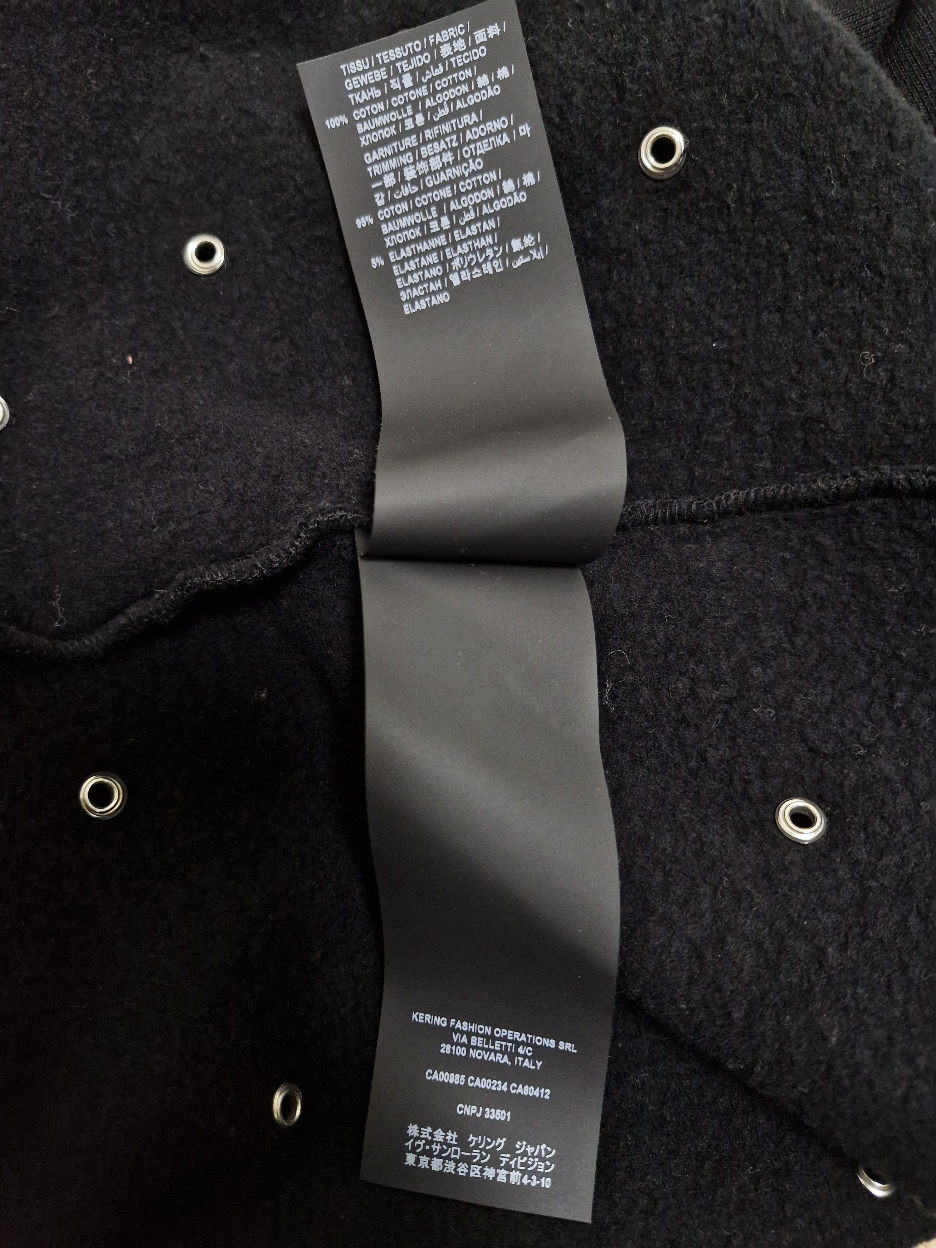 Saint Laurent Paris SLP SAINT LAURENT PARIS Rive Gauche Logo Eyelet Sweatshirt Size US L / EU 52-54 / 3 - 6 Thumbnail