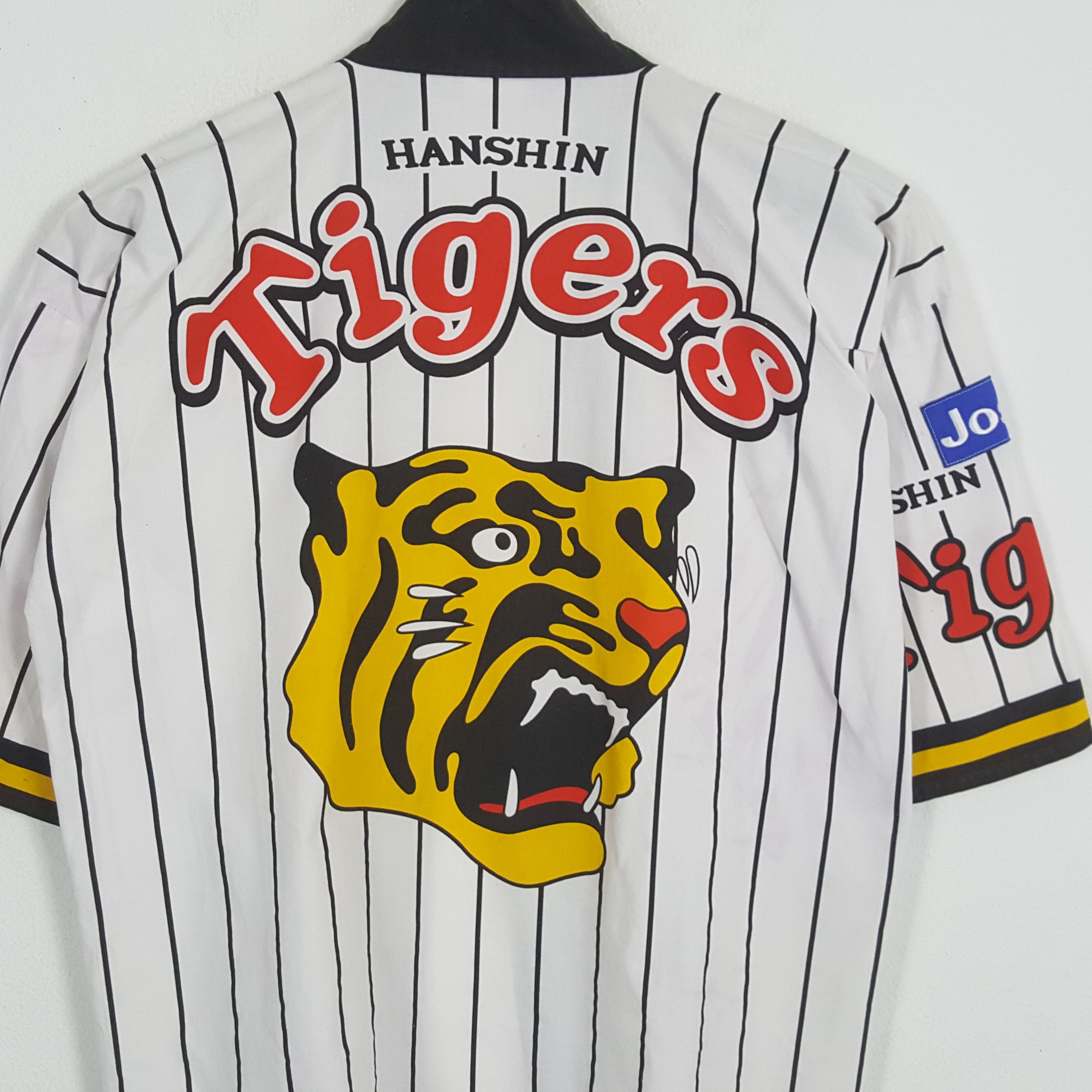 MLB × Vintage Vintage HANSHIN TIGERS Japanese Baseball Kimono Jacket Size US L / EU 52-54 / 3 - 2 Thumbnail