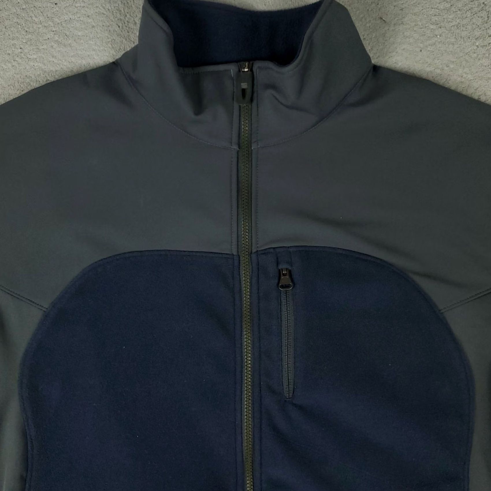 Nike Nike Jacket Mens 2XL Blue Gray Fleece Vintage Full Zip Up Jacket Size US XXL / EU 58 / 5 - 2 Thumbnail