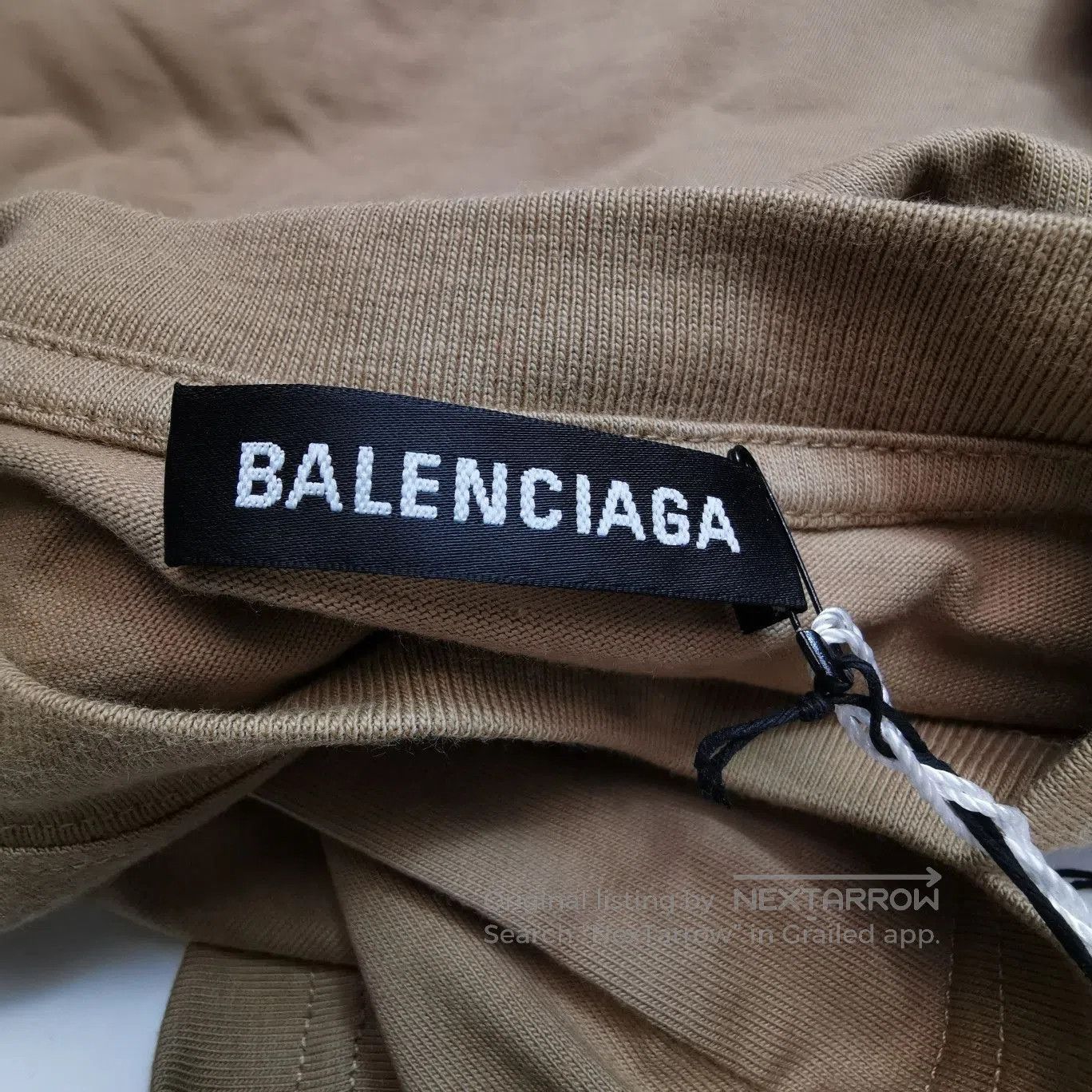 Balenciaga Balenciaga Cotton Logo Print Crewneck T-Shirt M. Size US M / EU 48-50 / 2 - 5 Thumbnail