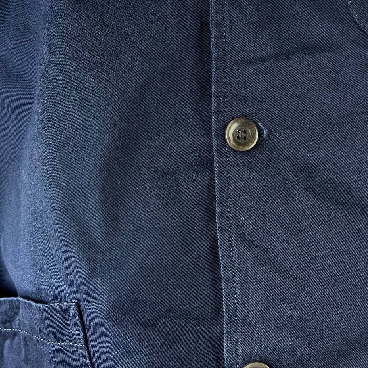 Edwin EDWIN Simple Post Blazer Chore Workwear Blue Denim Jacket Size US L / EU 52-54 / 3 - 5 Thumbnail