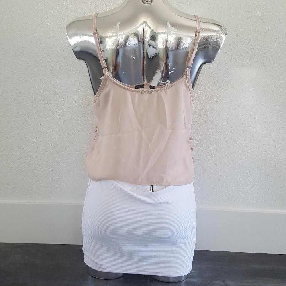 Designer Nude Side Cage Melville Blouse Size ONE SIZE - 3 Thumbnail