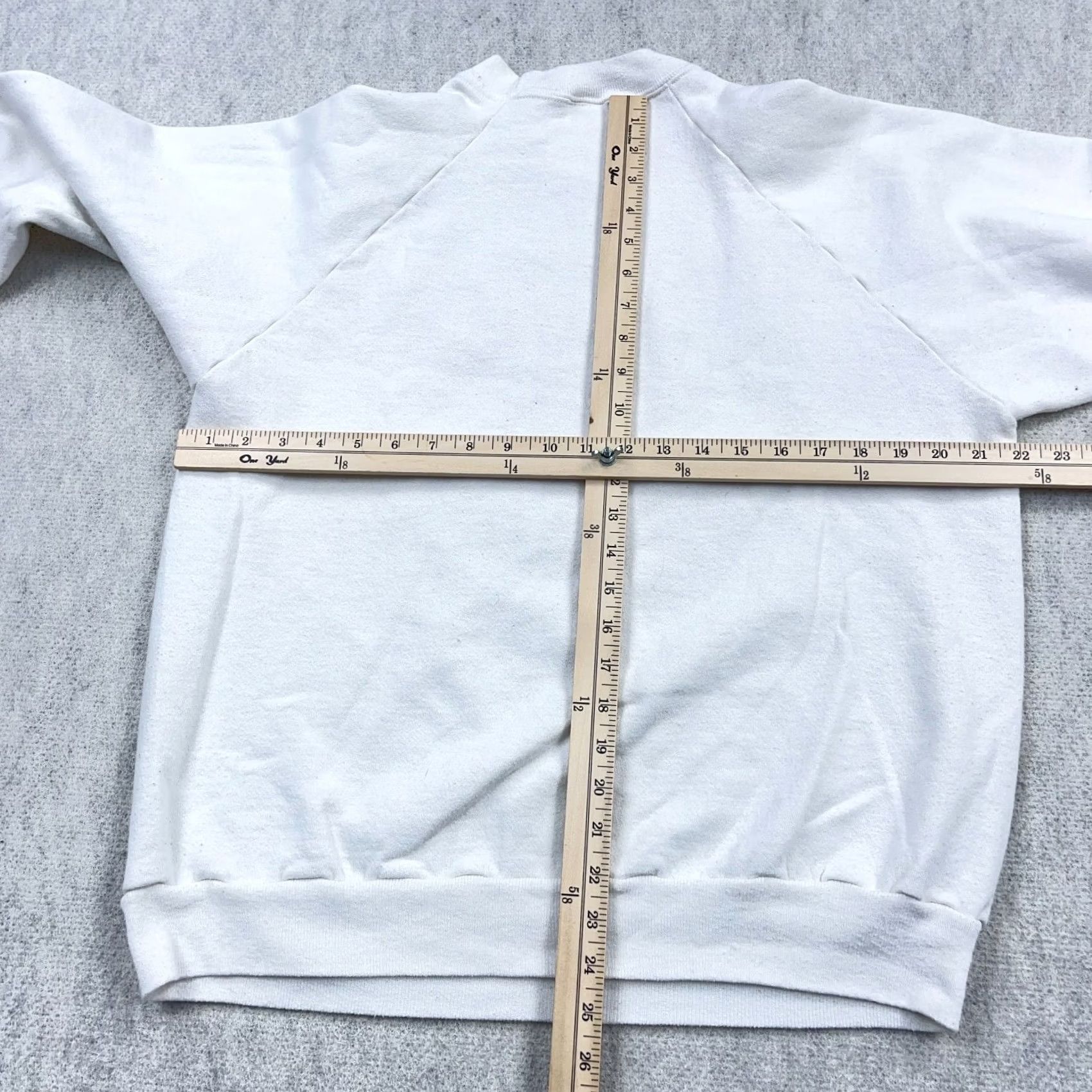 Hanes Vintage Hanes Sweatshirt Men XL White Crewneck Santa Claus Graphic Print 90s Christmas Spooky Classic Hipster 80s Retro Dogs Cats Size US XL / EU 56 / 4 - 7 Thumbnail
