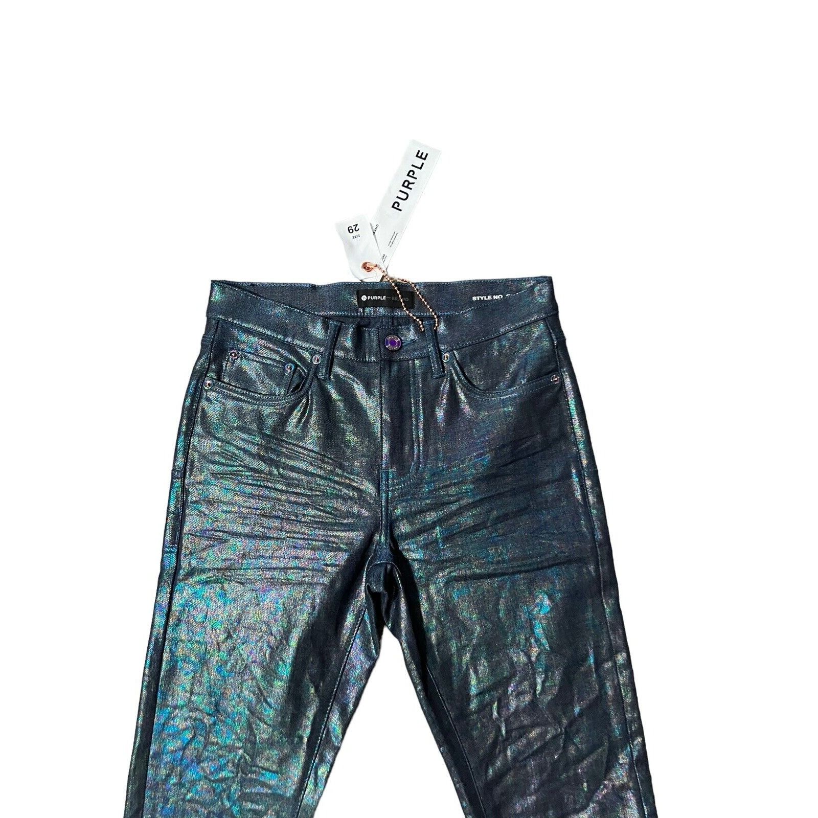 Purple × Purple Brand Purple Brand Jeans Mens Slim Fit Dark Blue