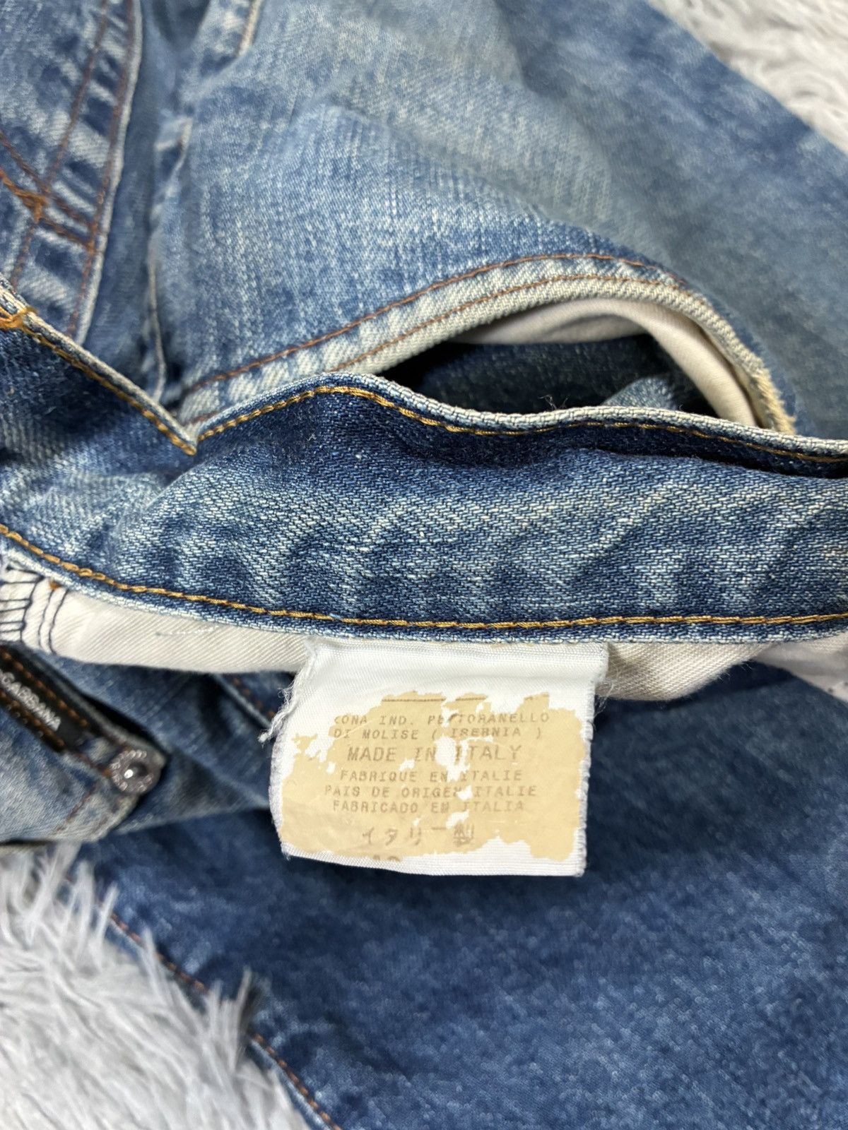 Dolce & Gabbana Mens Vintage Dolce Gabanna Baggy Jeans Size L Size US 35 - 4 Thumbnail