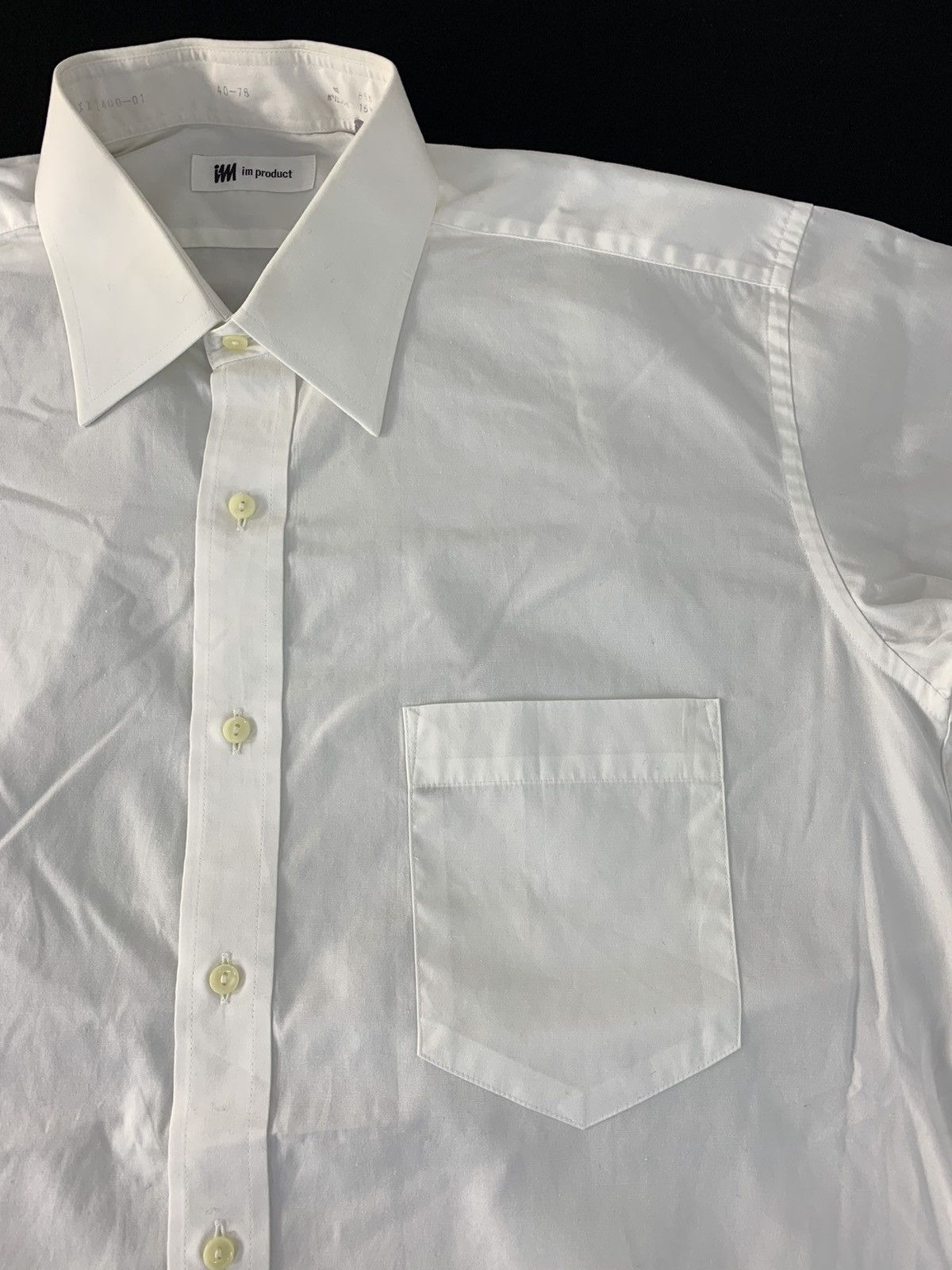 Issey Miyake 90s IM Issey Miyake Plain Minimalist Single Pocket Shirt Size US L / EU 52-54 / 3 - 4 Thumbnail