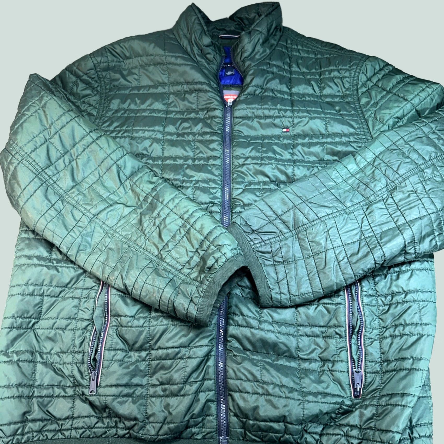 Tommy Hilfiger VINTAGE Men’s Tommy Hilfiger Green Puffer Primaloft 2XL/TTG Jacket Mens Regular Size 2XL Green Puffer Jacket Primaloft Tommy Hilfiger Jacket Size US XXL / EU 58 / 5 - 1 Thumbnail