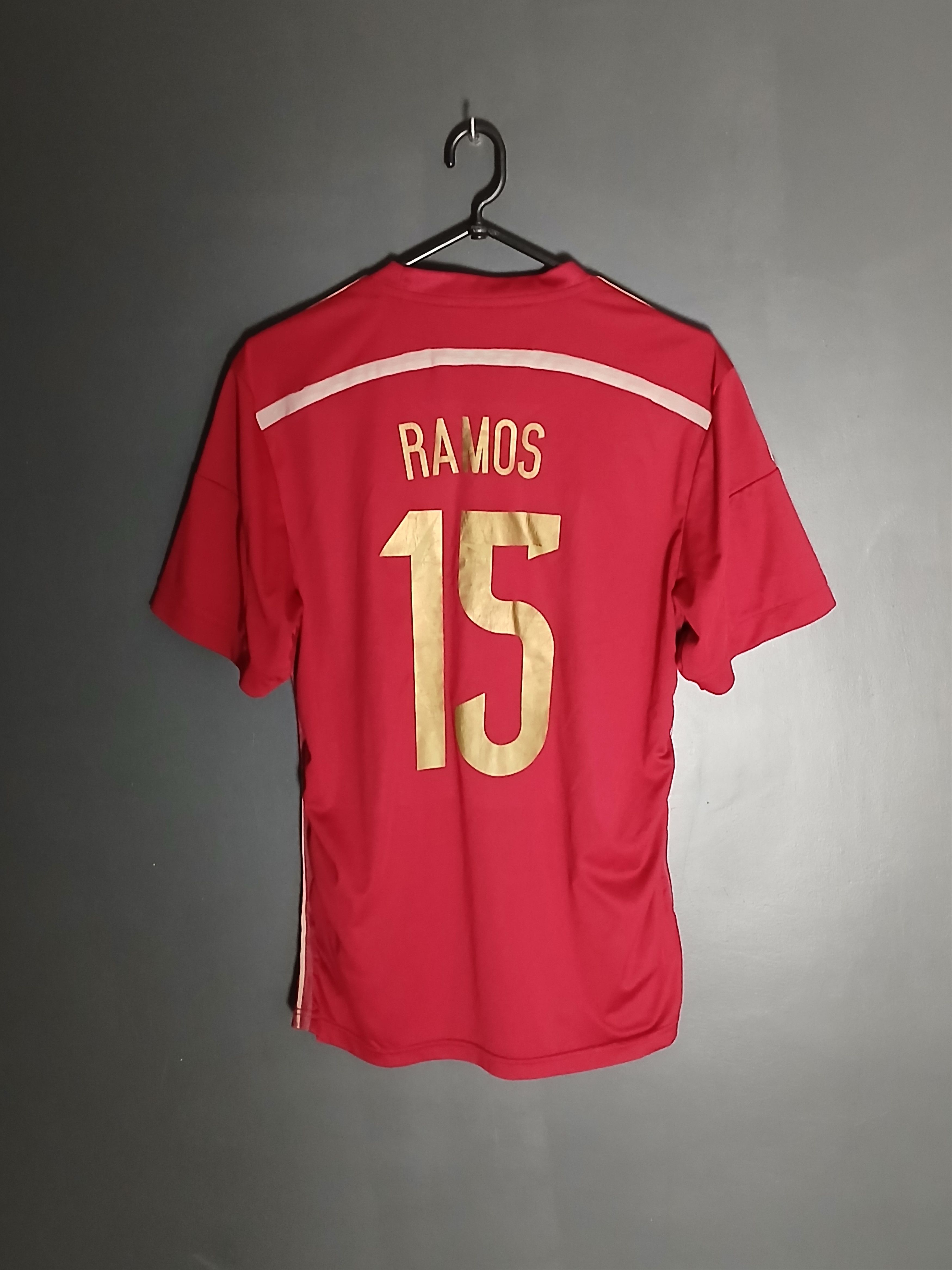 Other Spain National Team 2014/2015 Home Ramos Football Jersey Size US XL / EU 56 / 4 - 1 Thumbnail