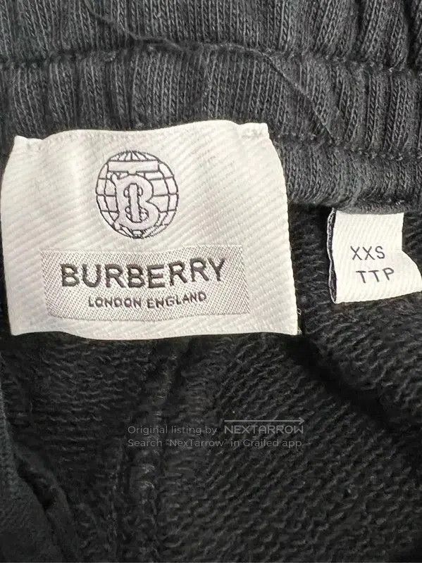 Burberry Burberry Black Cotton Casual Trousers for Women. Size 22" - 3 Thumbnail