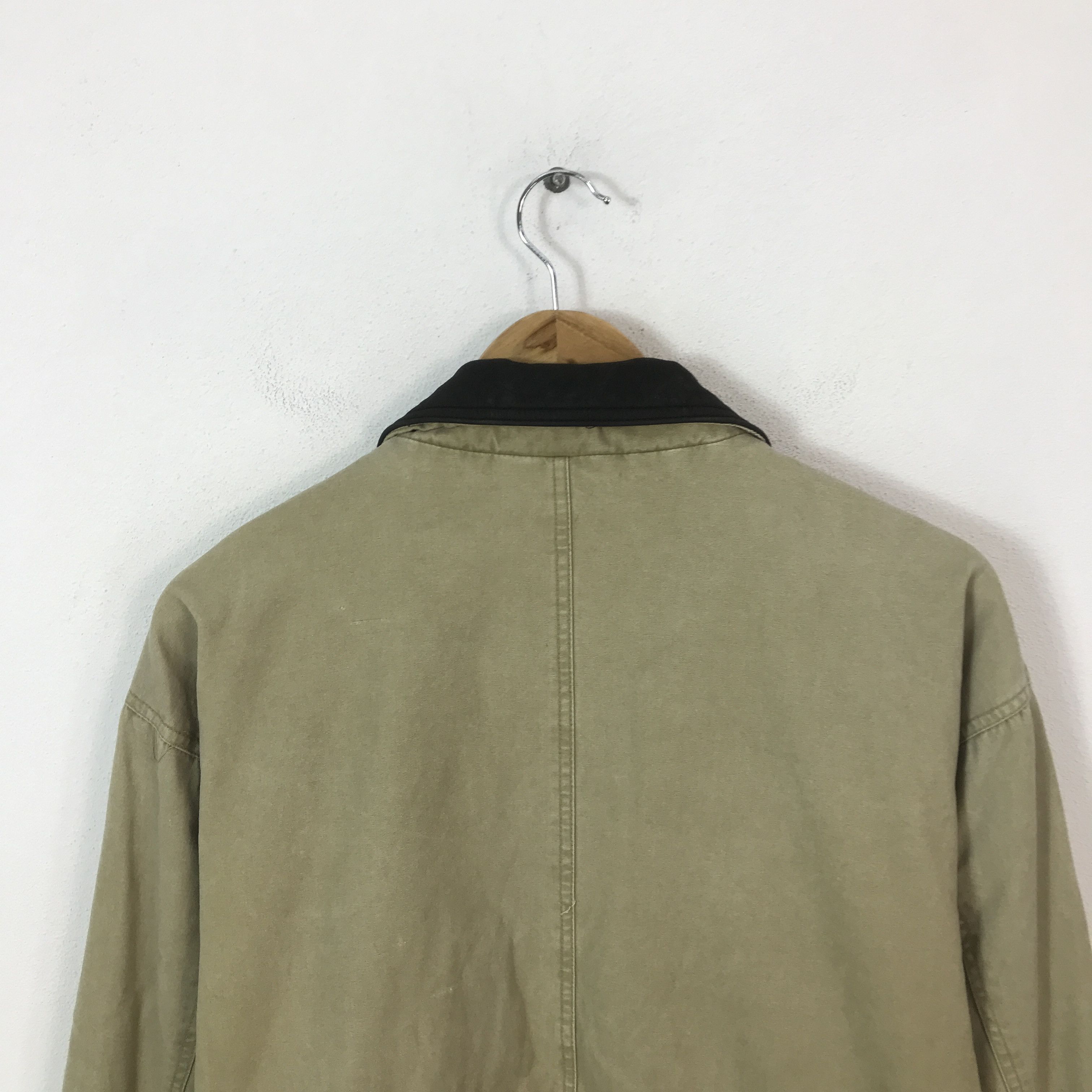 Camel Vinatge Camel Collection Leather Collar Jacket K67B6 Size US L / EU 52-54 / 3 - 4 Thumbnail